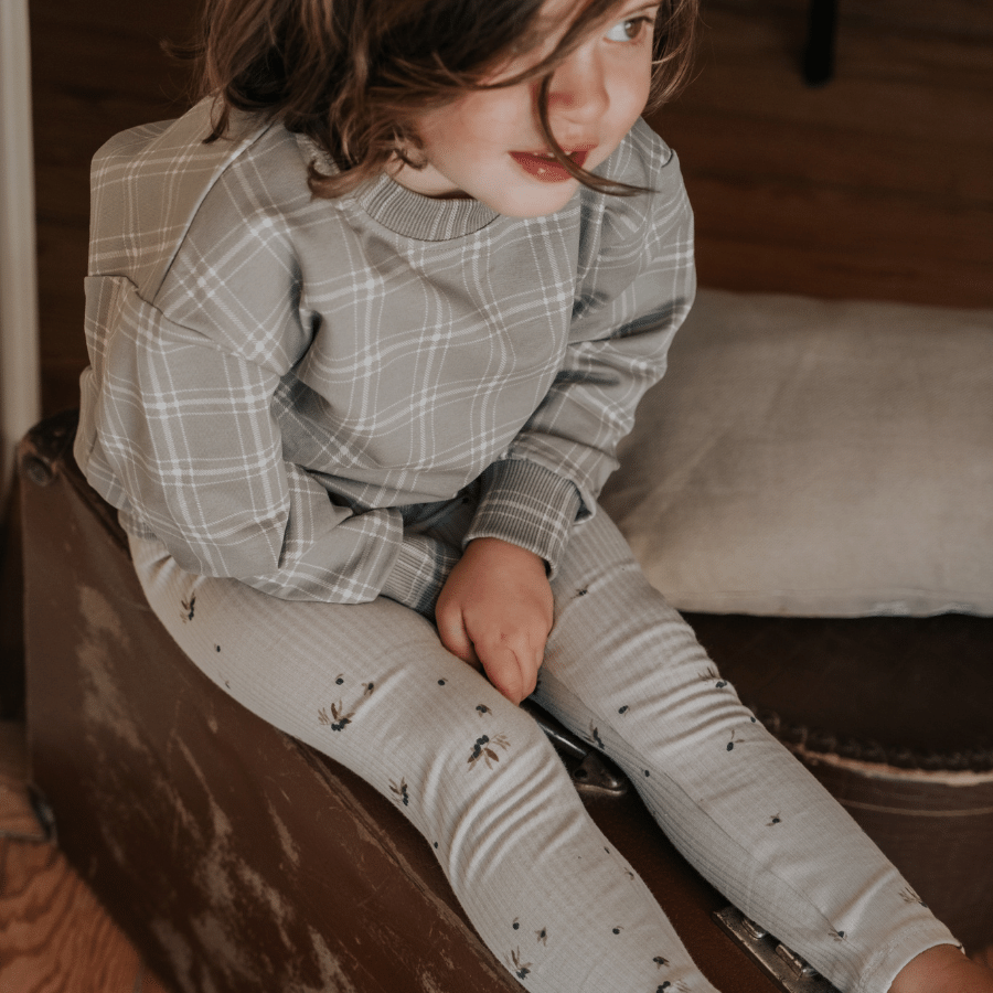 The Printed Legging -  Olive