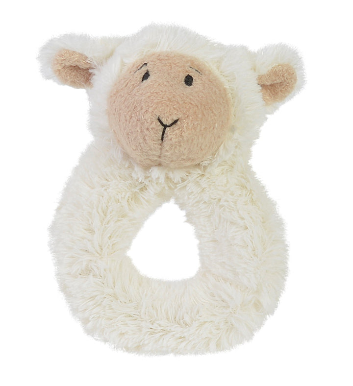 Lammy Plush Rattle by Happy Horse