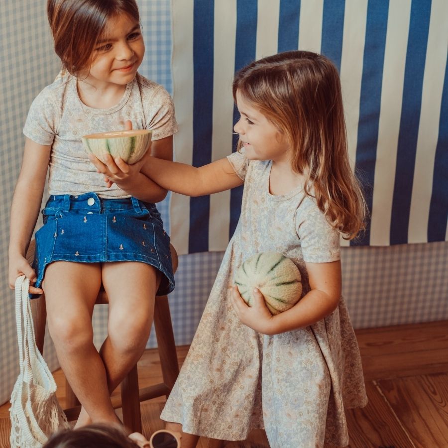 The Printed Short Sleeve Tee - Chloe