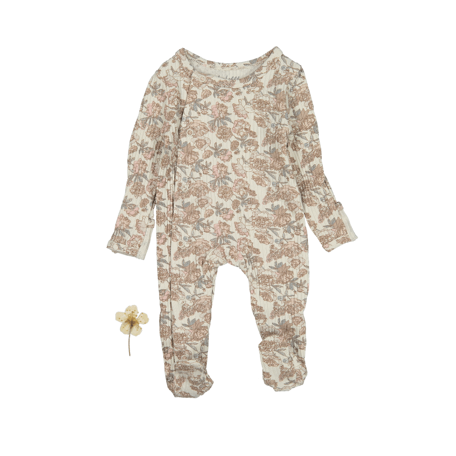 The Printed Snap Romper - Delilah Front Snap Romper Lovely Littles   