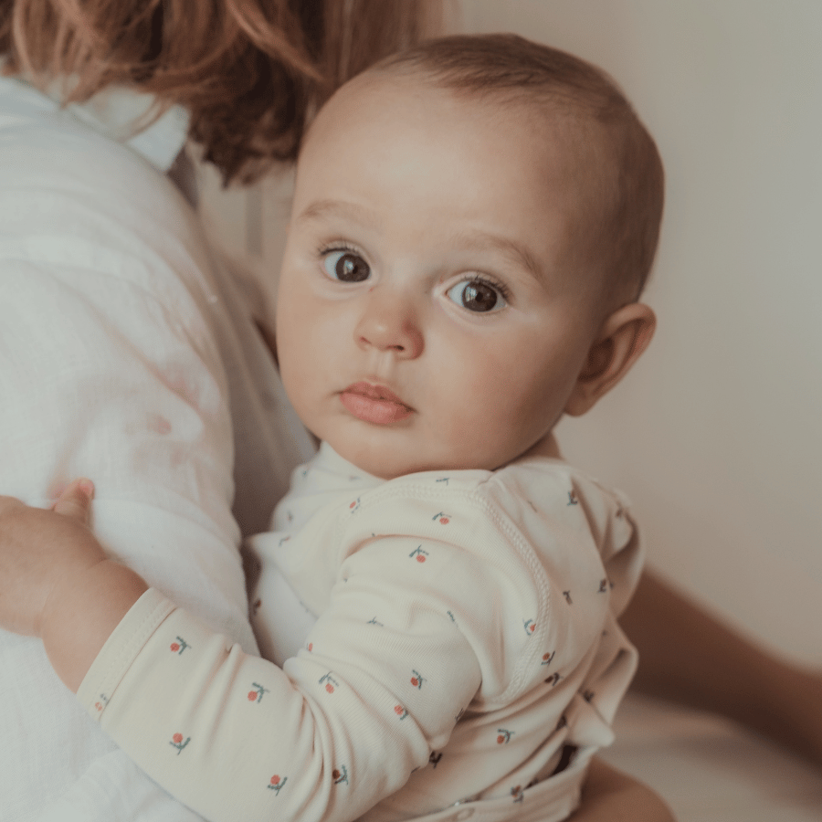 The Printed Hat - Mini Stitch Red