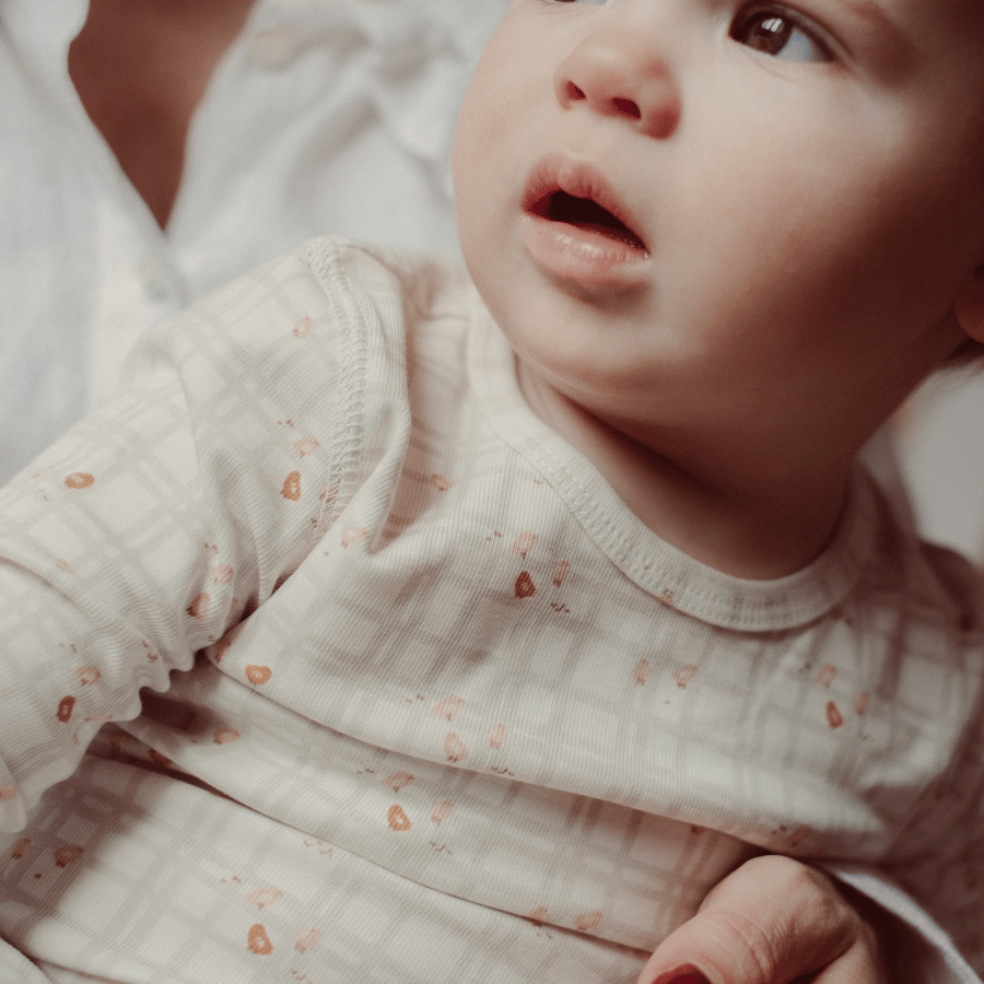 The Printed Romper - Baby Chick