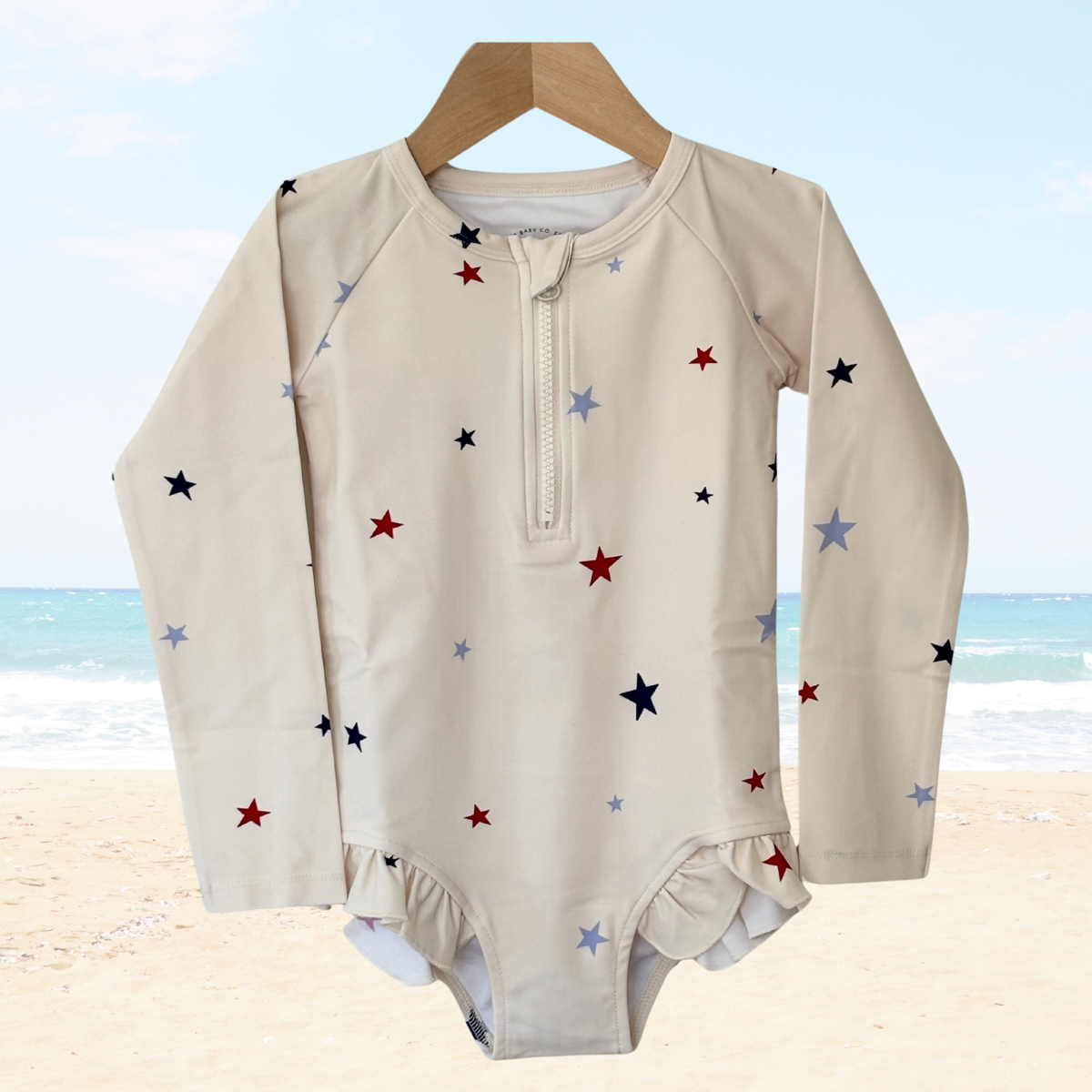 Little Fireworks Long Sleeve Swimsuit