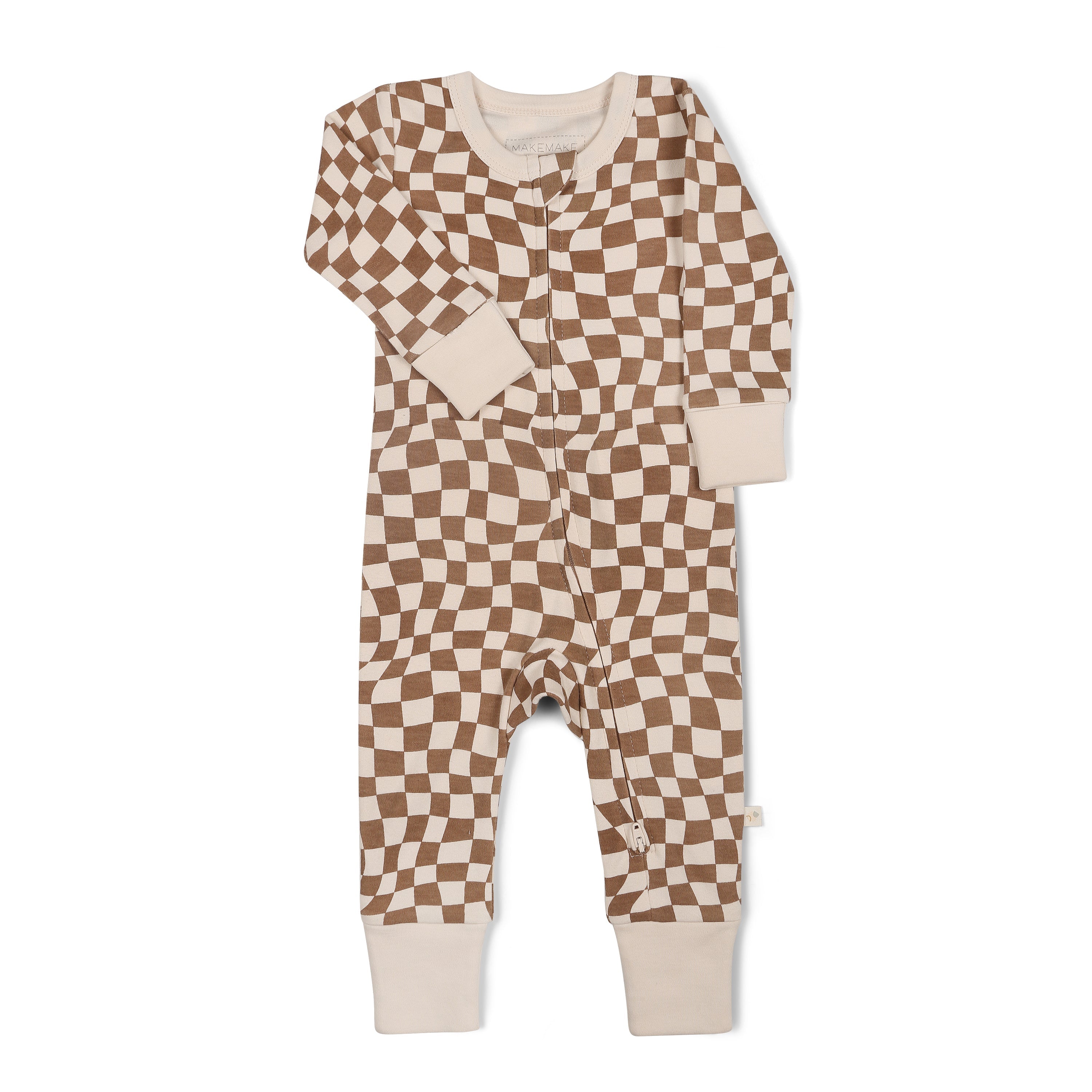 Organic 2-Way Zip Romper - Groovy