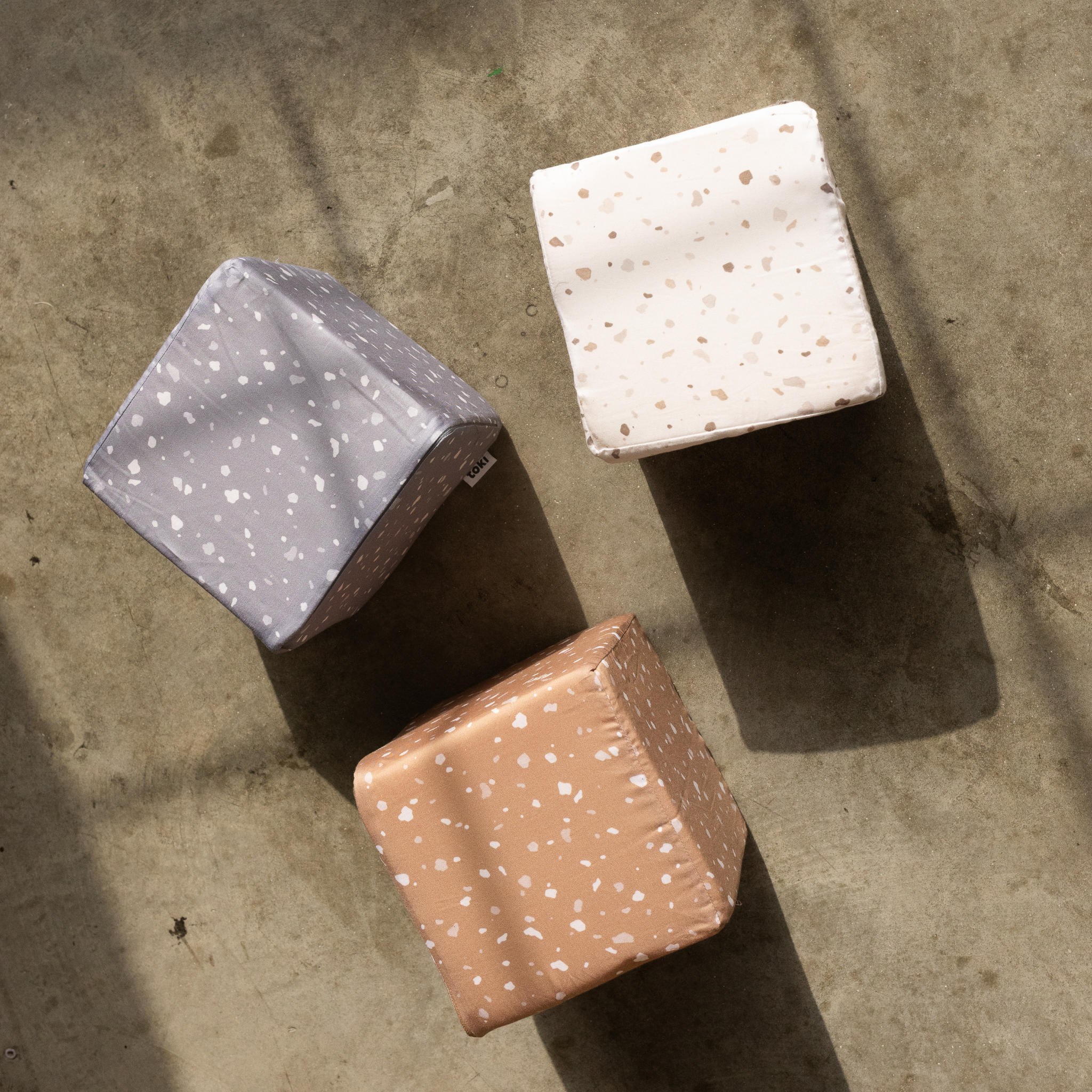 Terrazzo Slate Play Cube