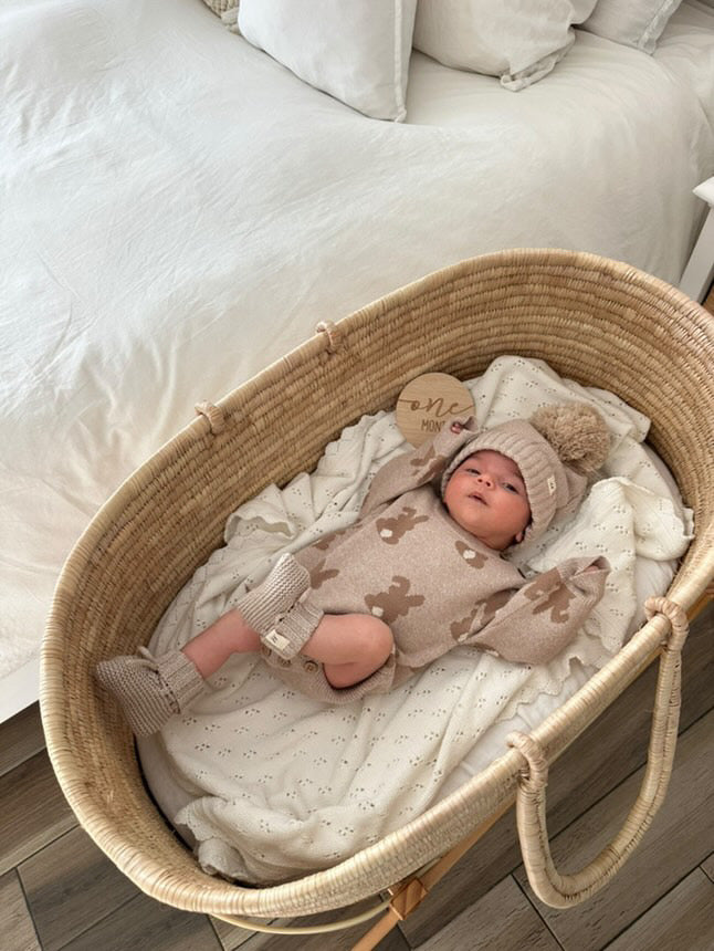 Luna + Luca Bunny Jacquard Romper