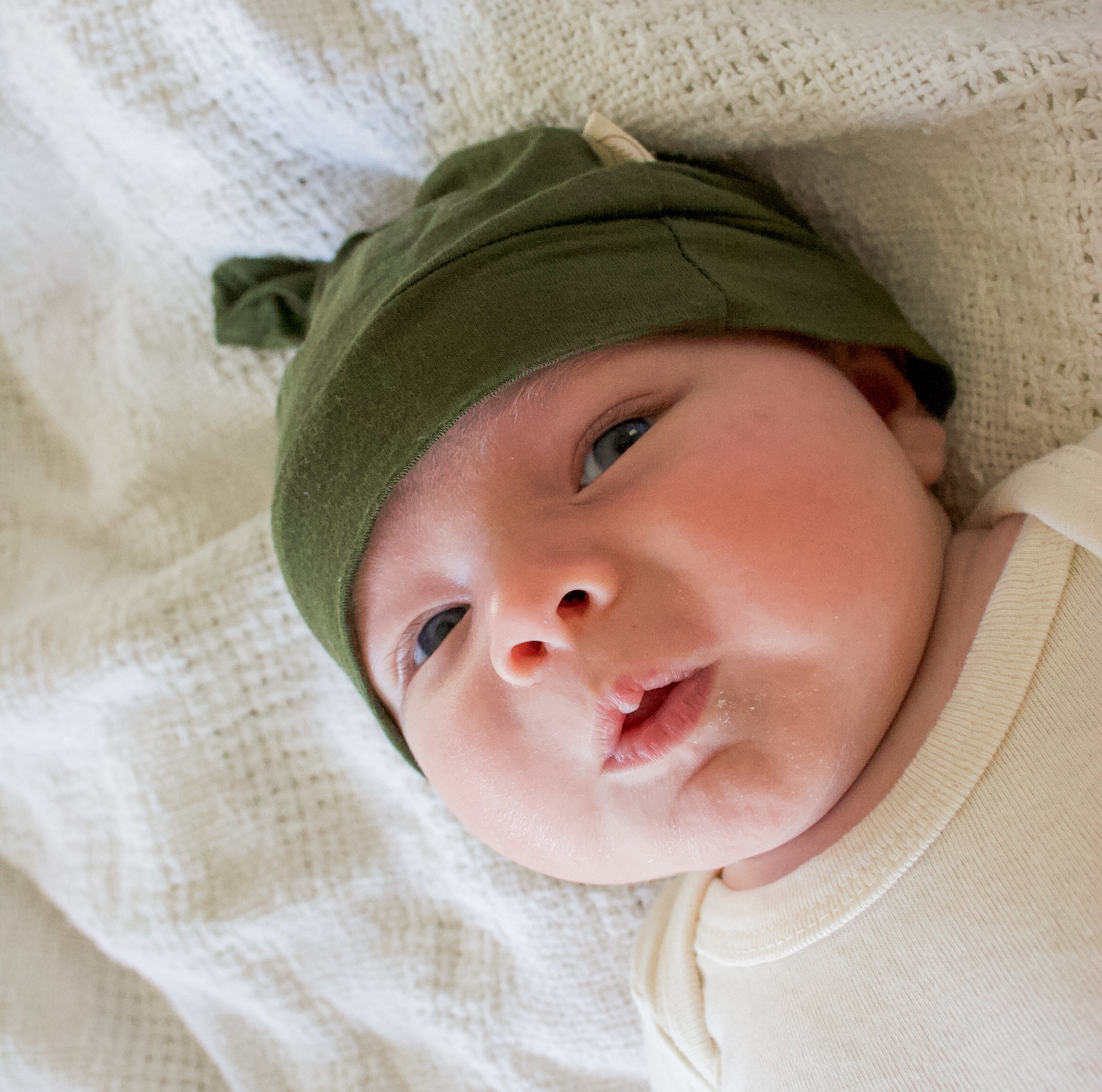 Top Knot Hat | Olive | Bamboo