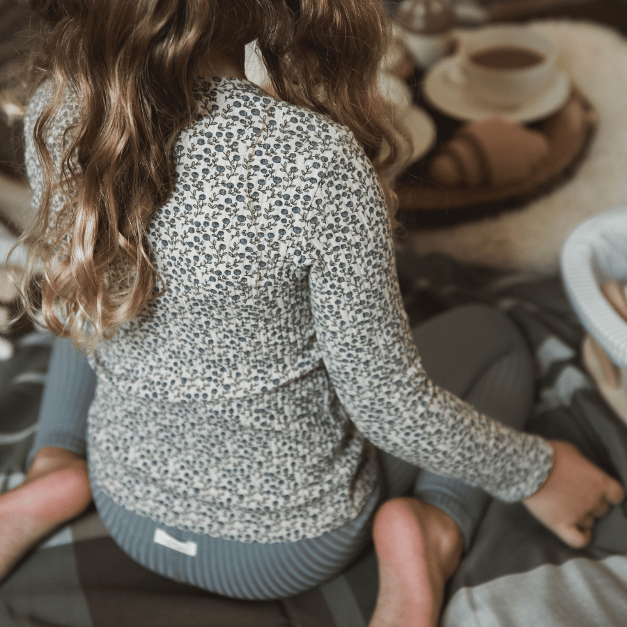 The Printed Pixie Bonnet -  Blueberry