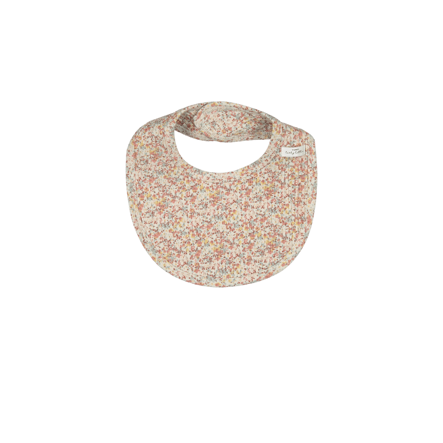 The Printed Bib - Mist Floral