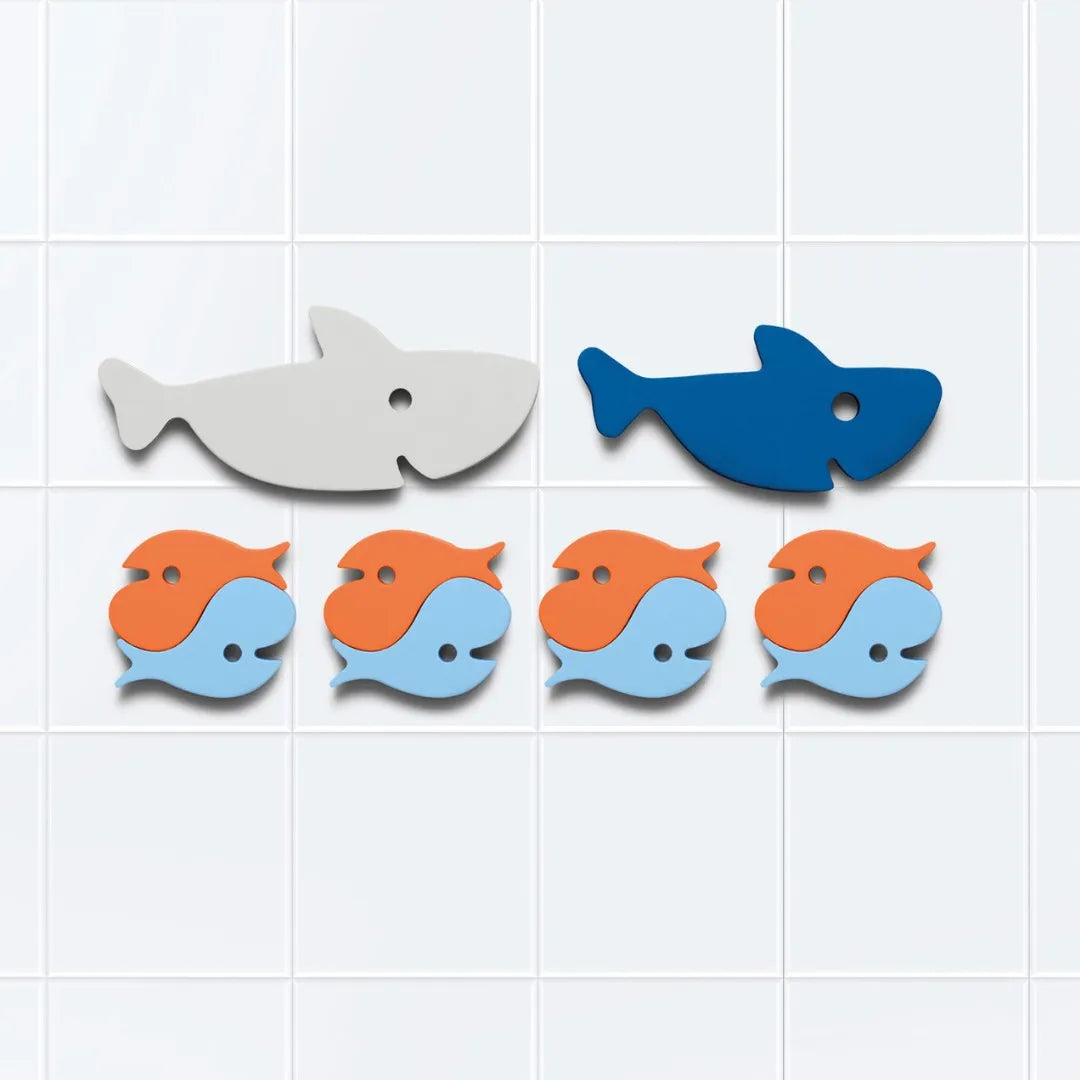 Bath Puzzle Shark – Floating 3D Bath Toy Set