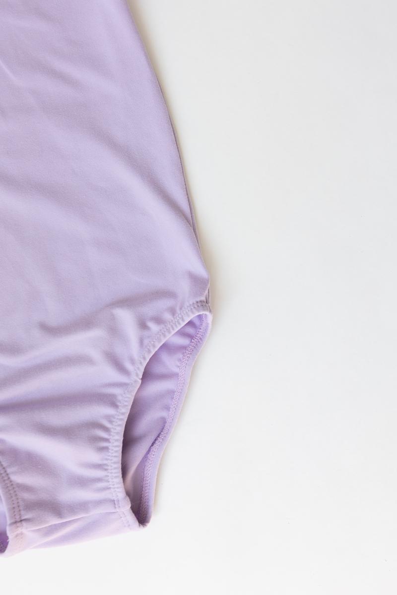 Lavender S/S Flutter Sleeve Leotard