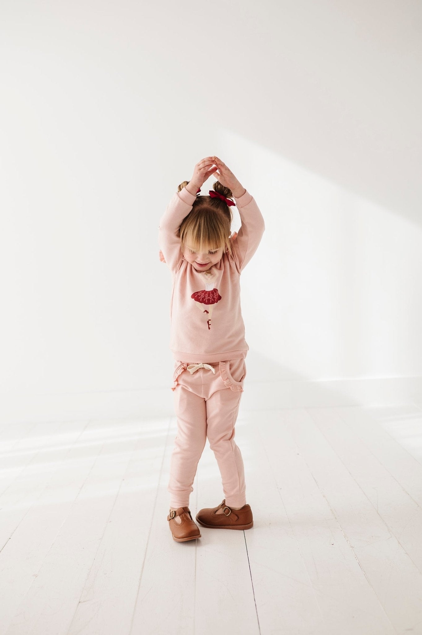 Girl's Ruffle Sweatshirt