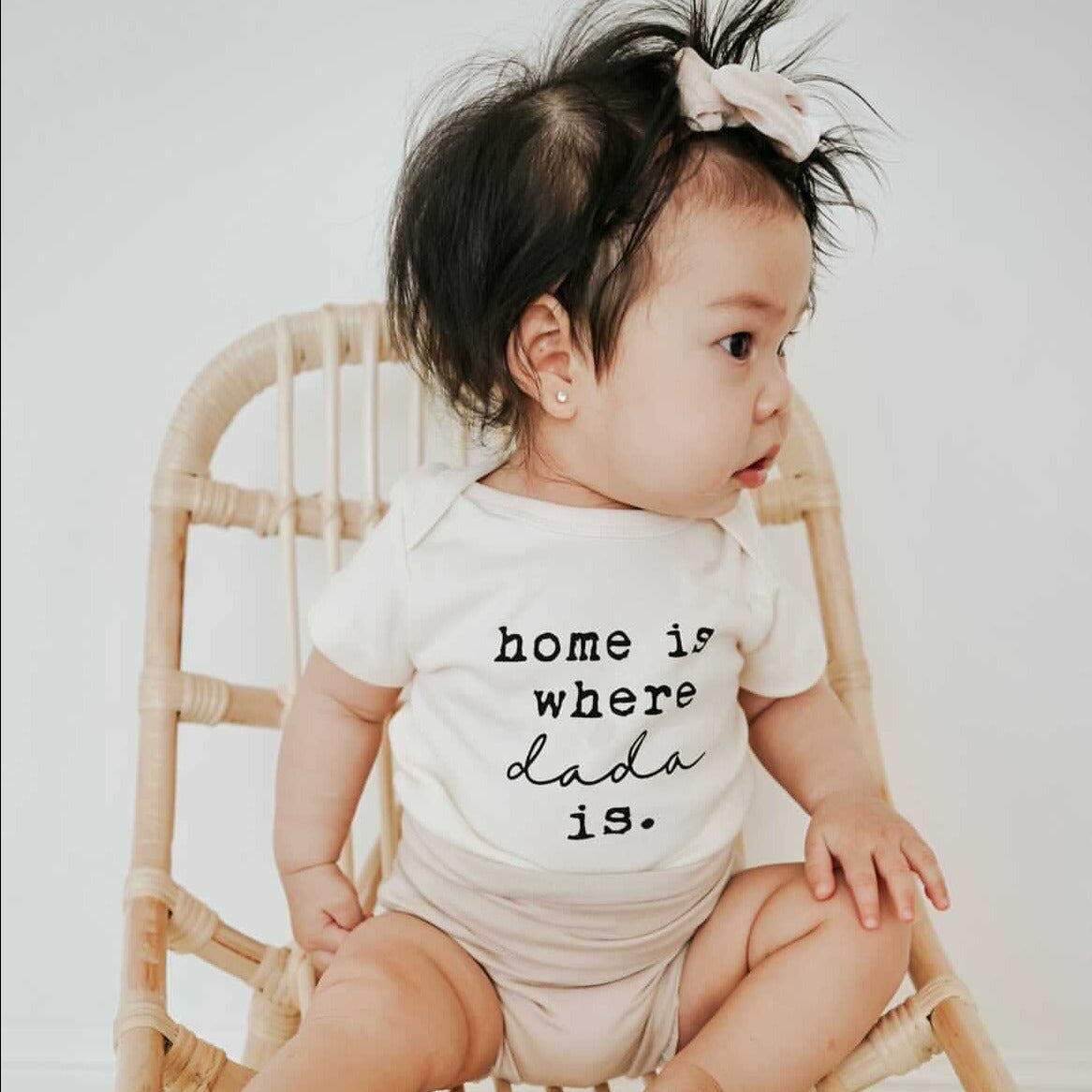 Home is Where Dada Is - Organic Cotton Bodysuit