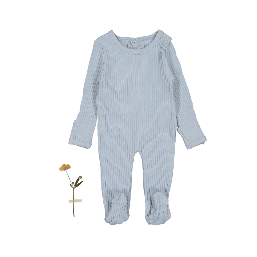 The Romper -  Blue Back Snap Romper Lovely Littles   