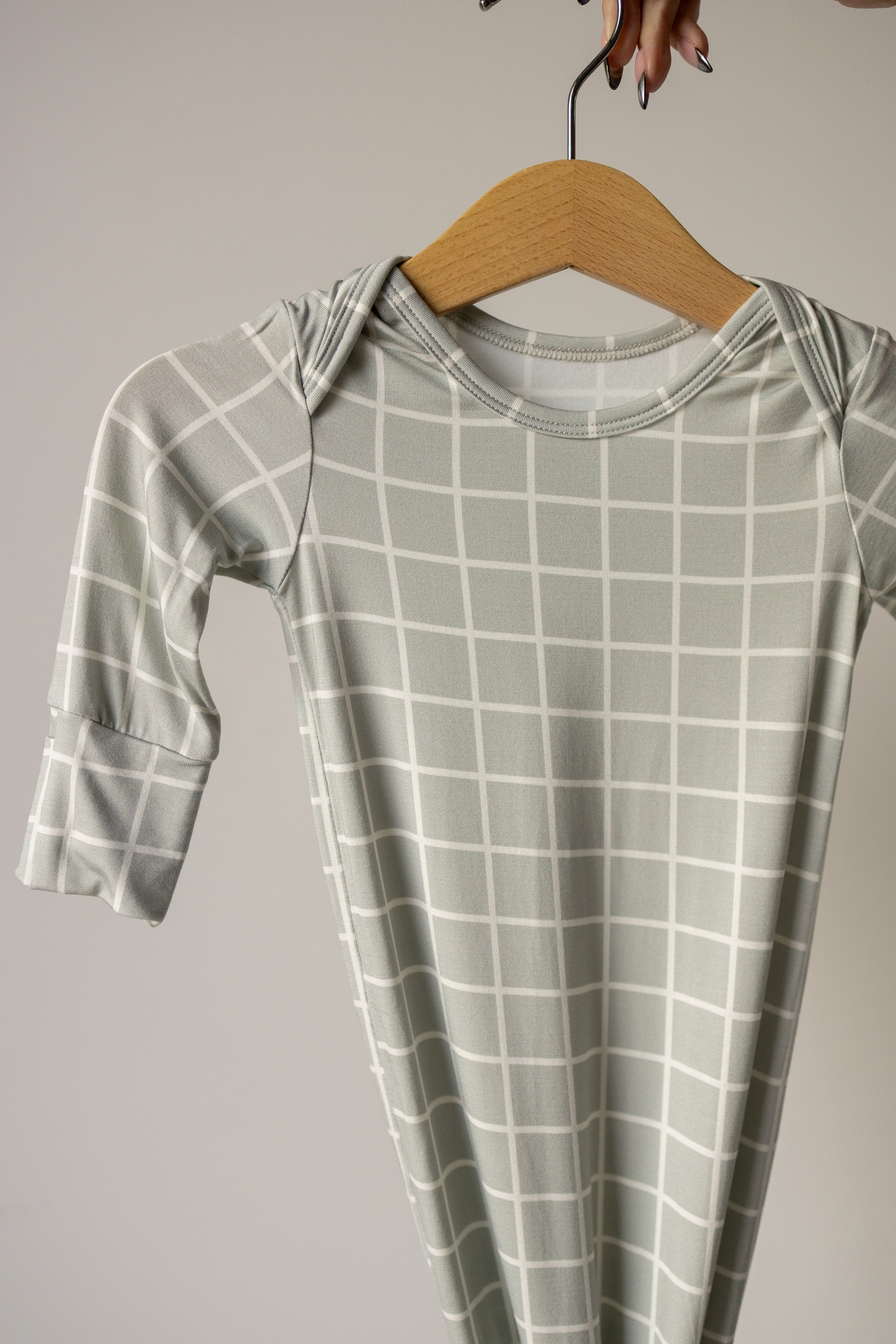 Bamboo Knotted Gown | Foggy Grid