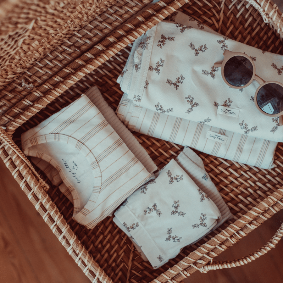 The Printed Blanket - Rose Stripe