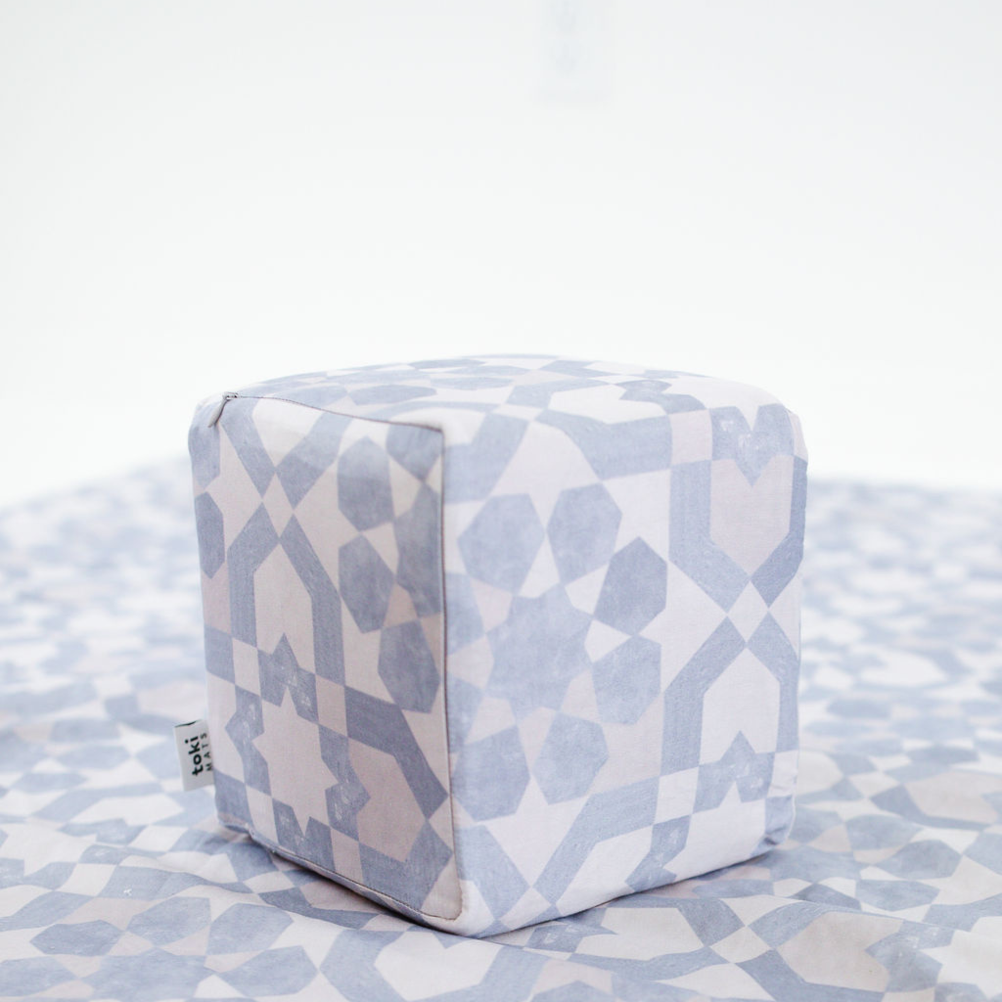 Blue Tile Play Cube