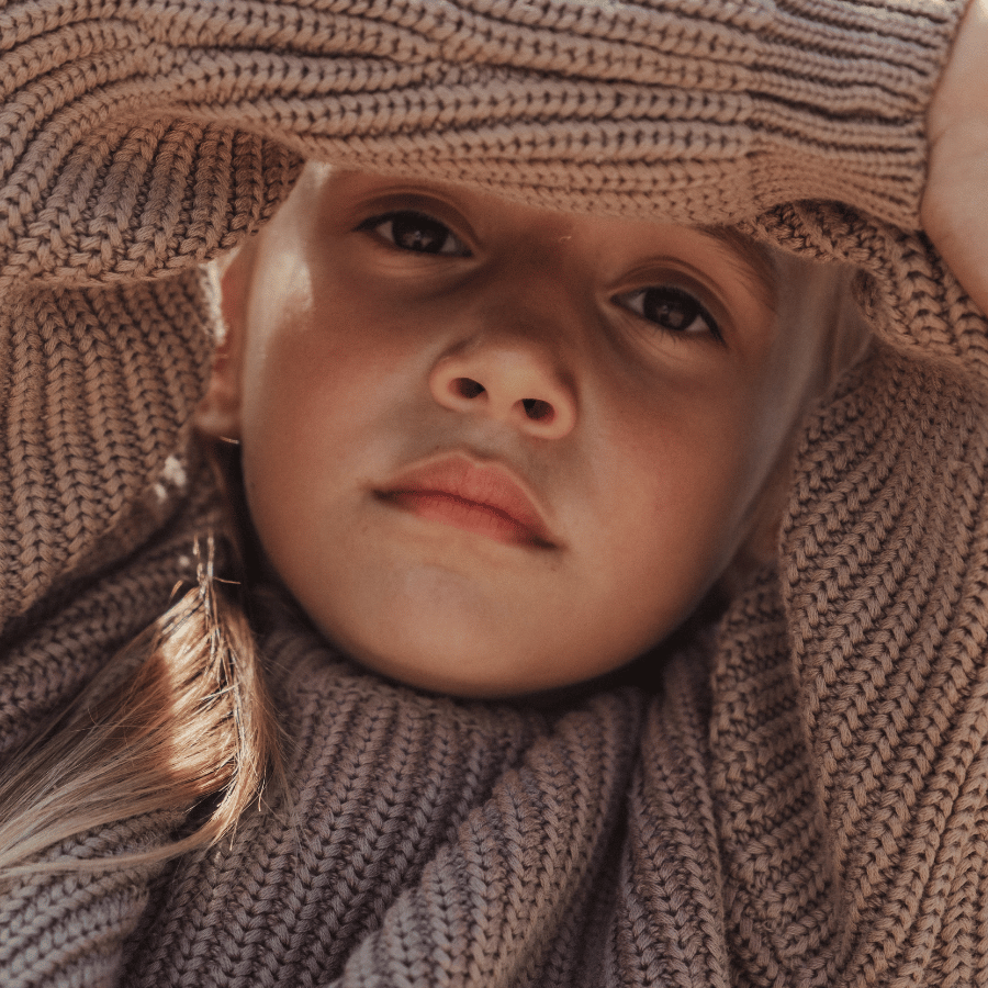 The Chunky Knit Sweater - Mauve