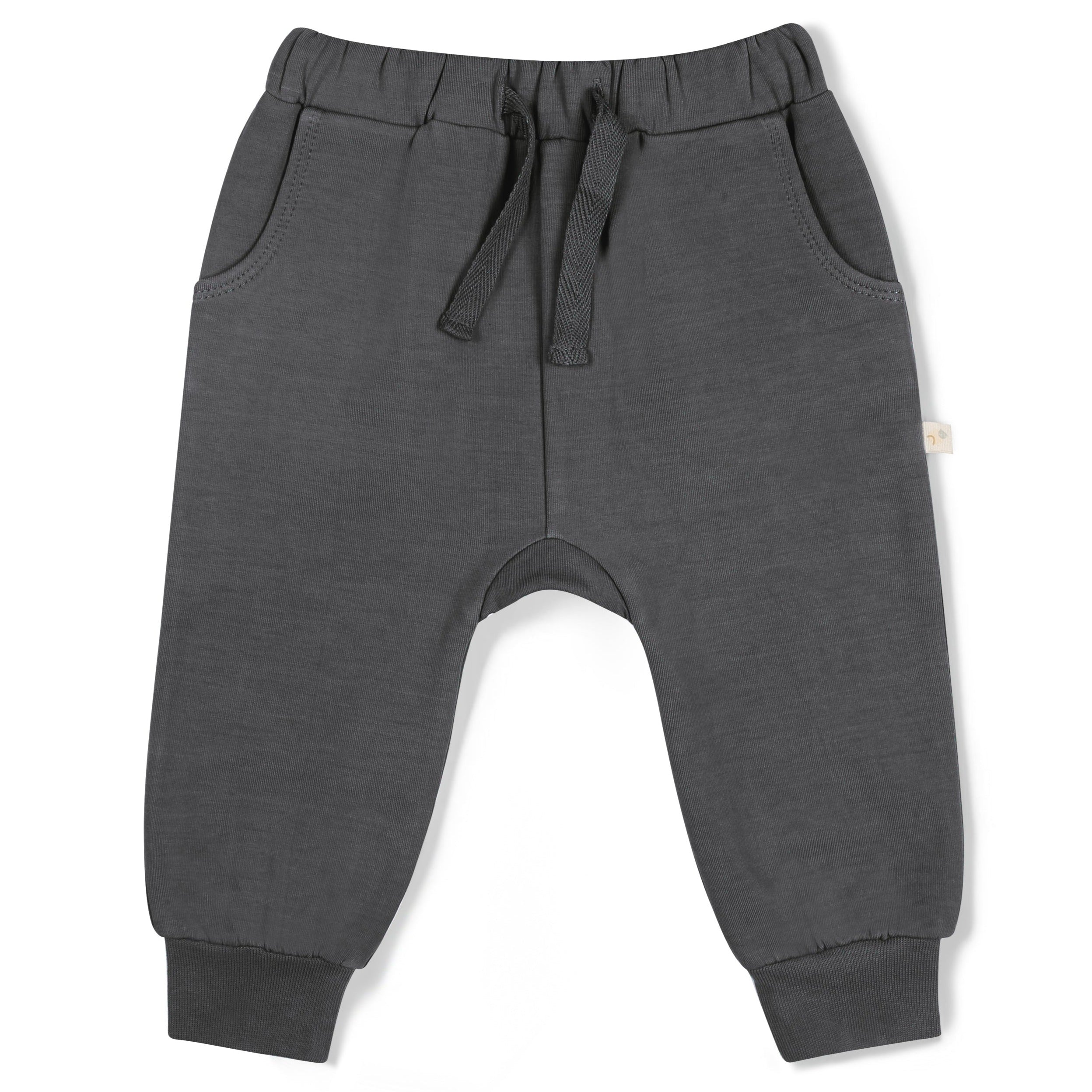 Organic Fleece Jogger Pants - Slate