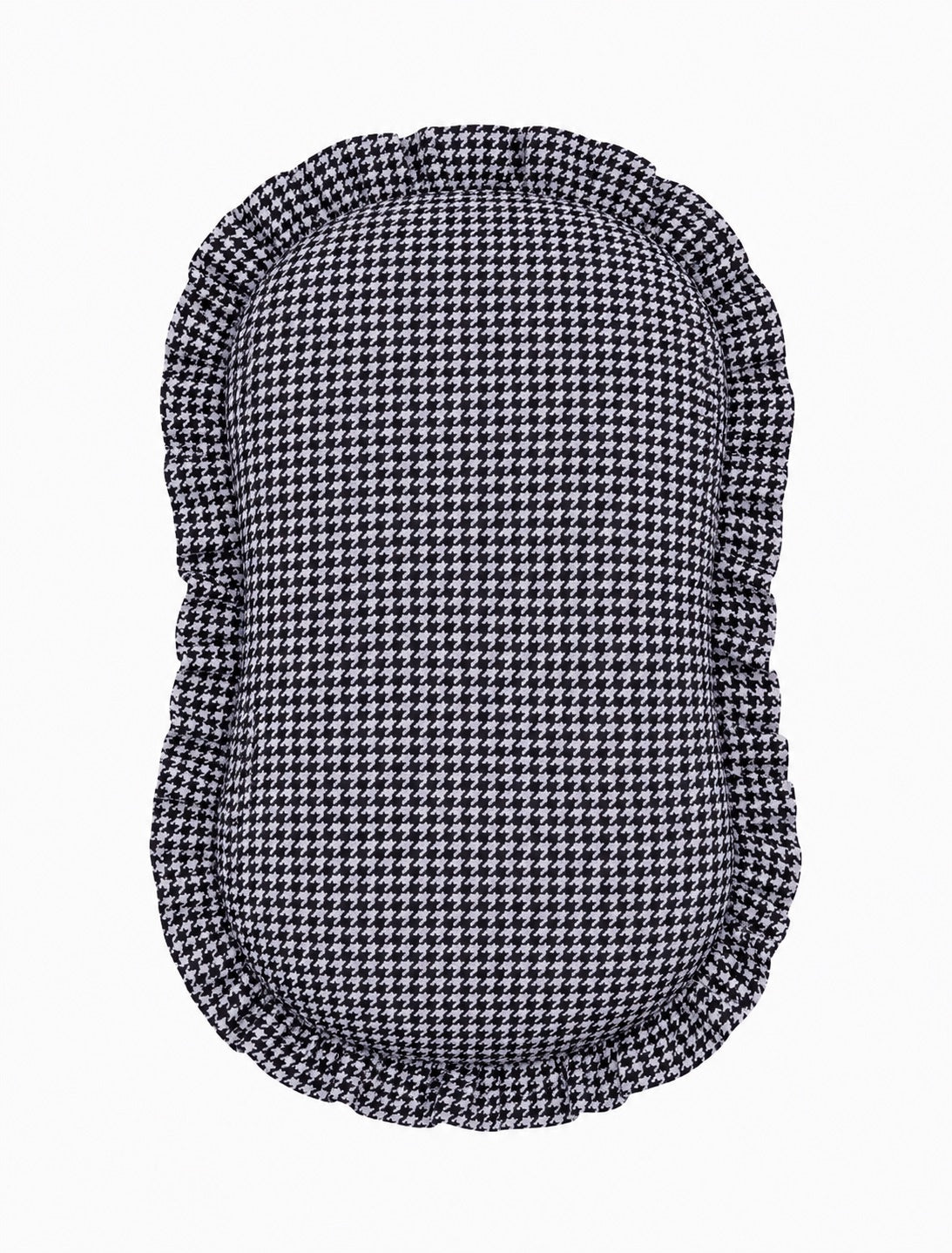 Black White Houndstooth Baby Lounger Cover
