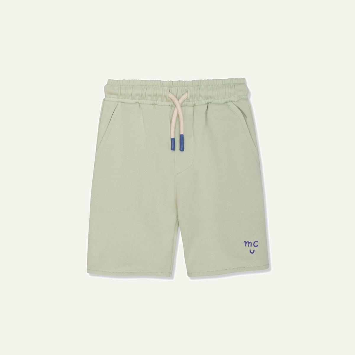 Recycled Cotton Sea Foam Kid Shorts - Sea Foam - FINAL SALE
