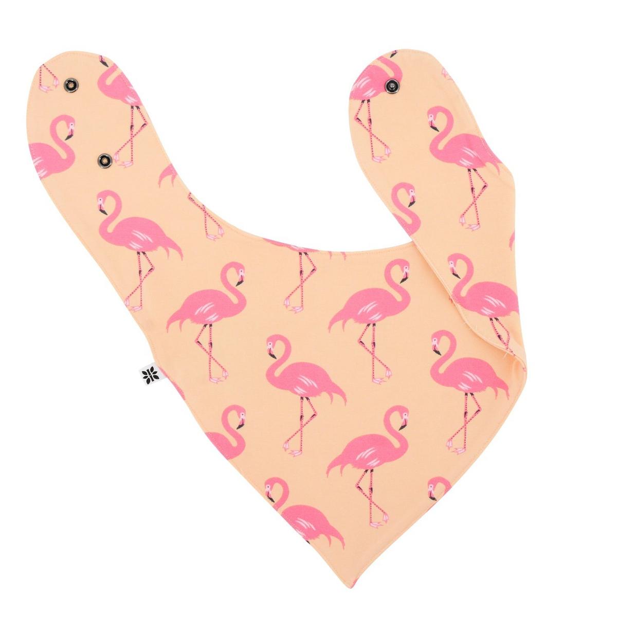 Baby Bib - Flamingo Peach