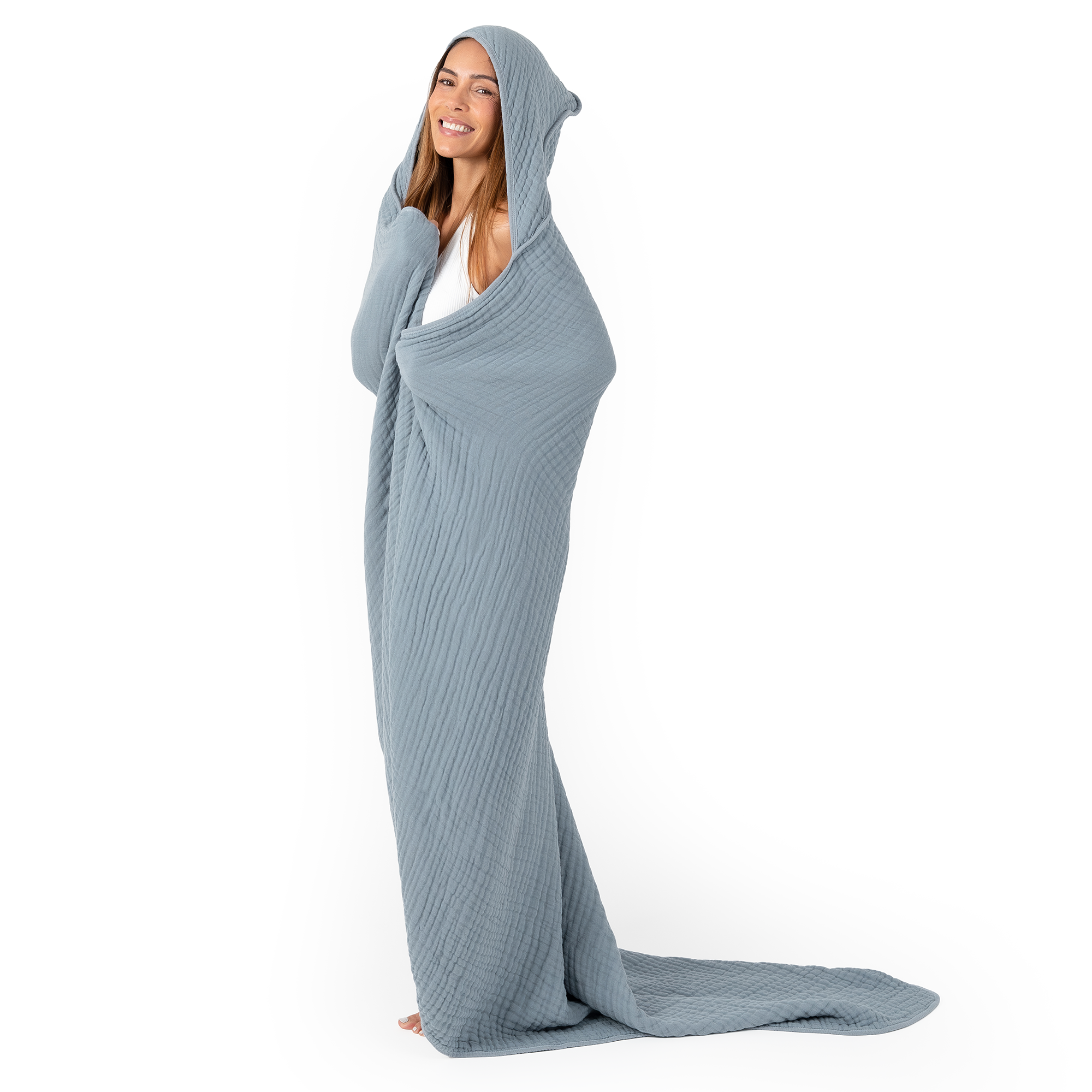 Adult Muslin Hooded Towel
