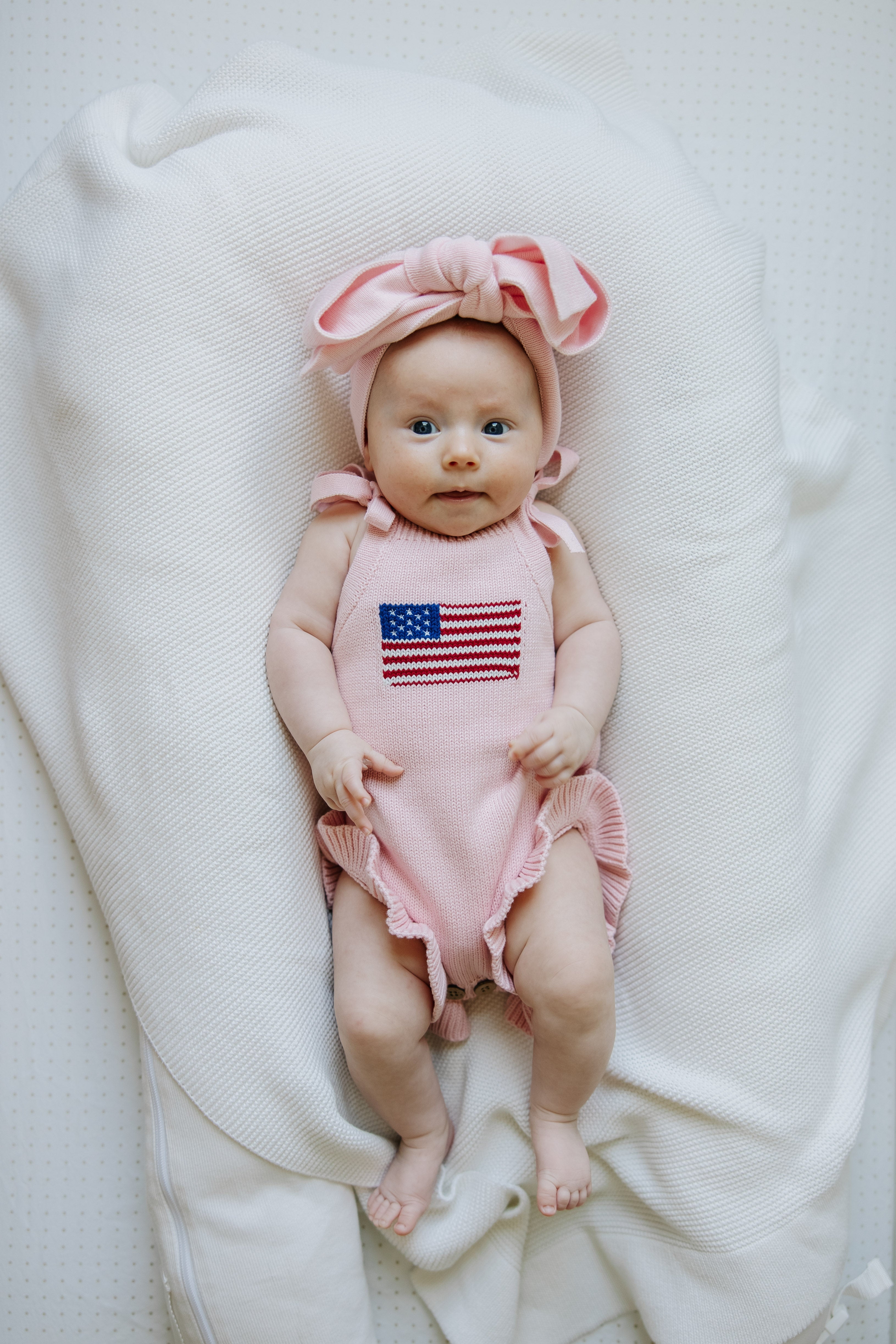 Americana Frills Romper