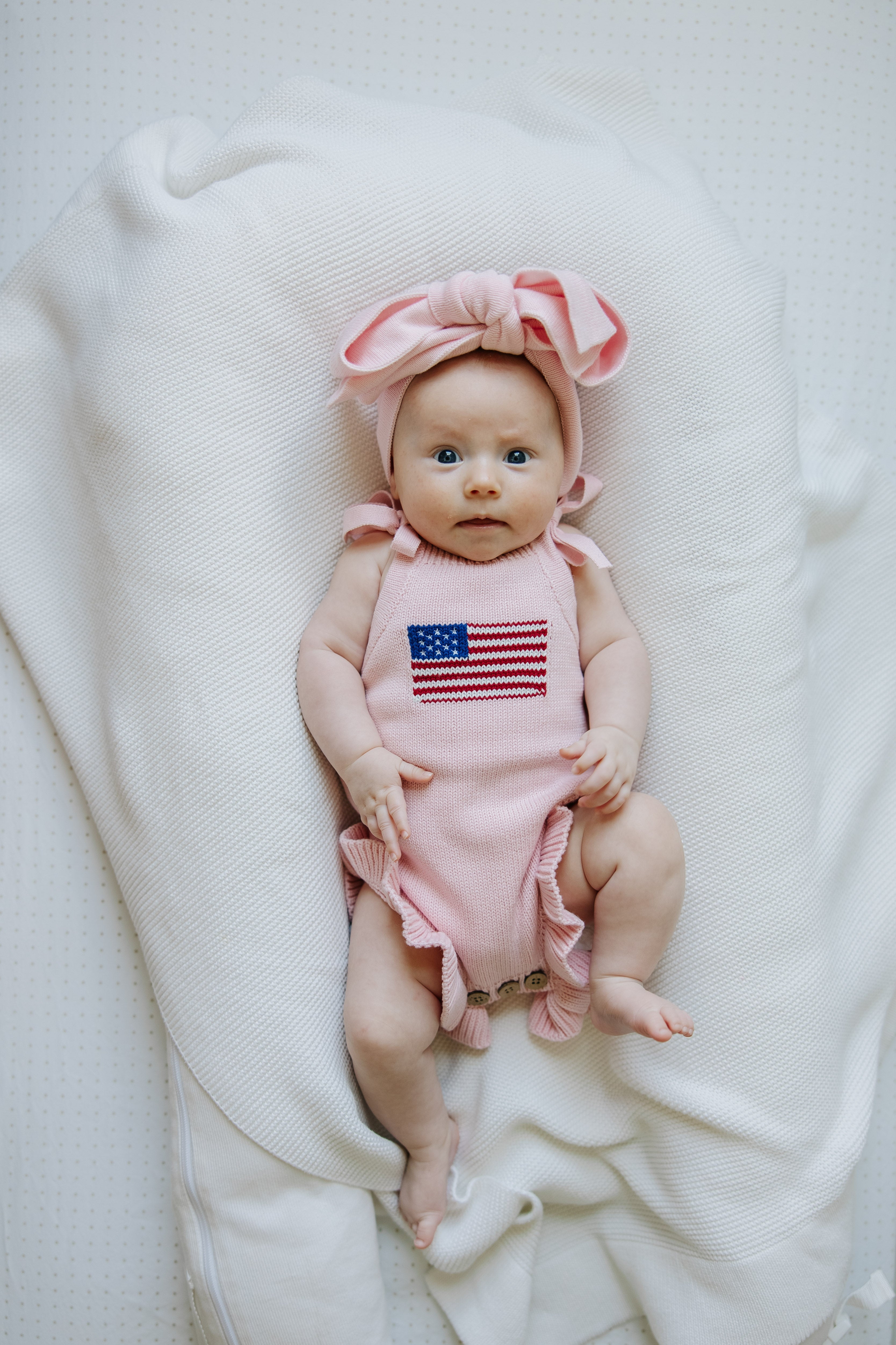Americana Frills Romper