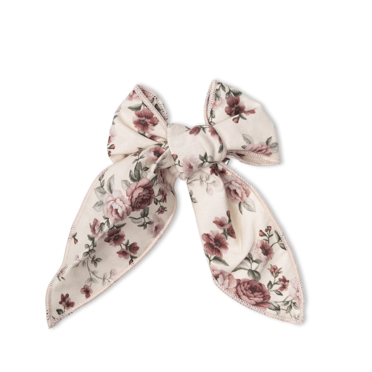 Organic Bow Clip - Wildrose