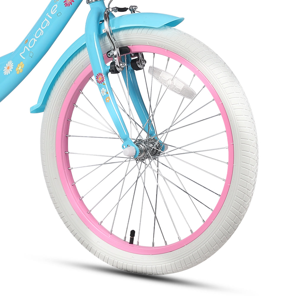 Glerc 20" Kids Bike with with Doll Basket For 7 - 13 Years Old - Maggie
