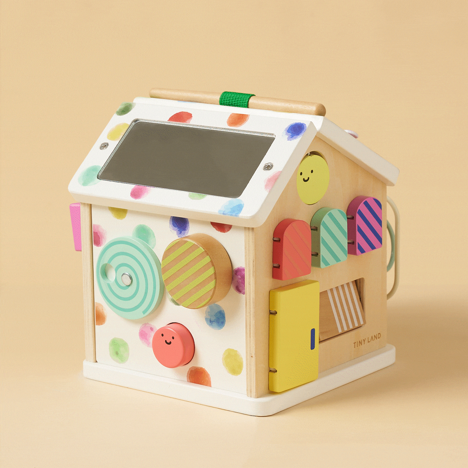 Tiny Land® Cottage Activity Cube - Rainbow
