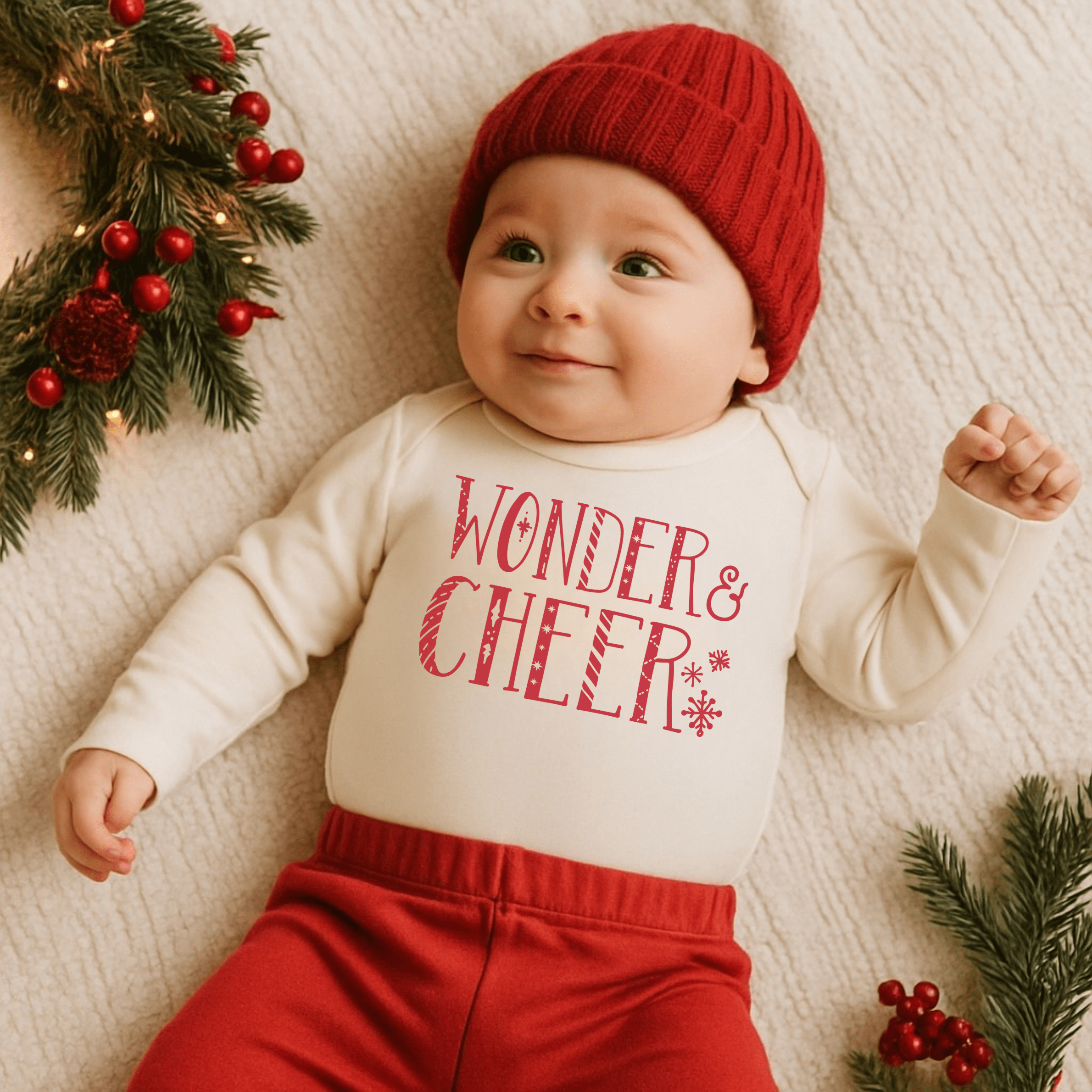 long sleeve graphic bodysuit | wonder and cheer