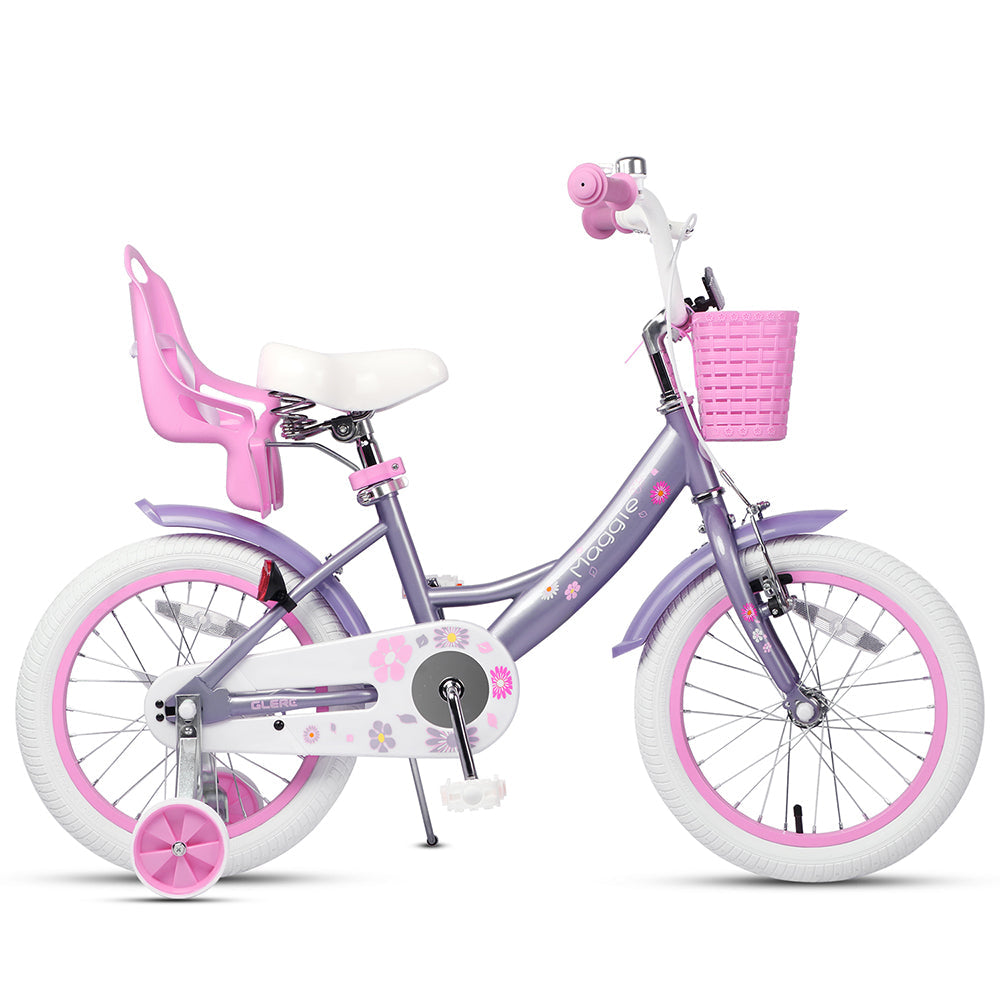 Glerc 16" Kids Bike with Doll Seat For 4 - 8 Years Old - Maggie