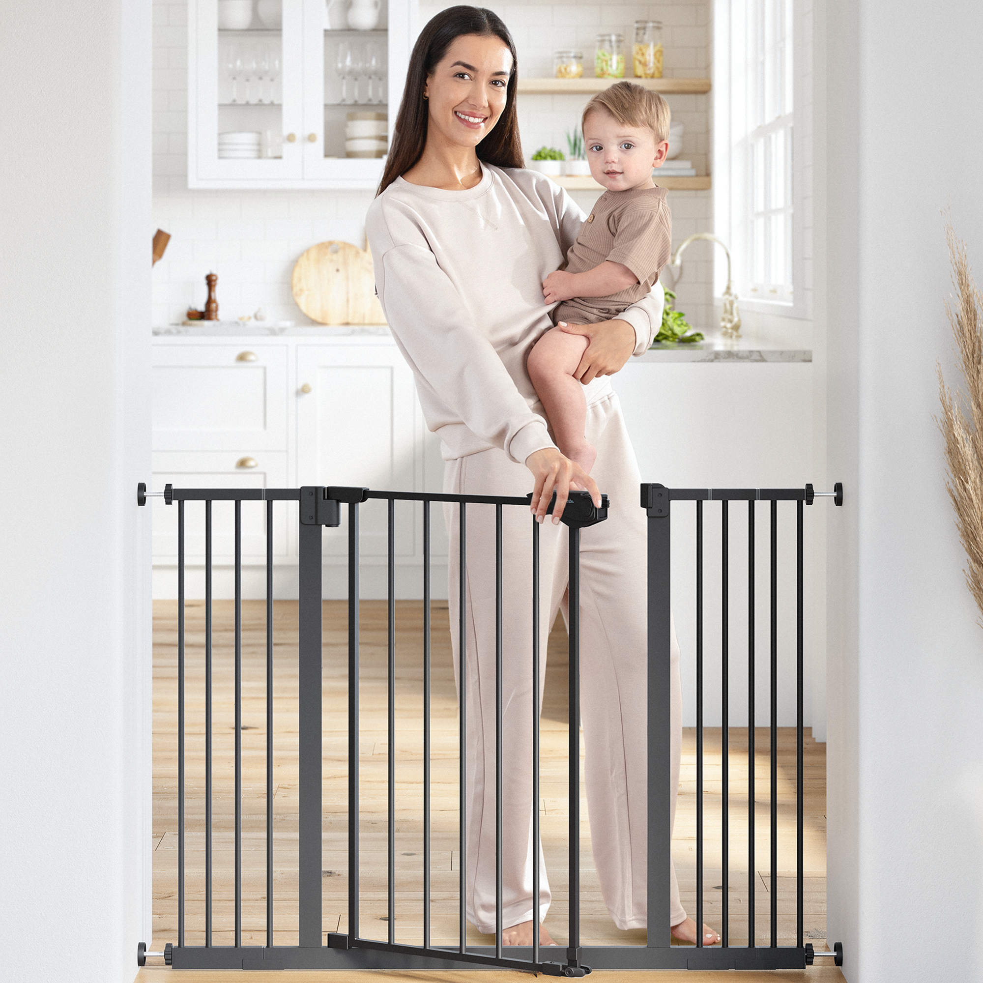 Baby Safety Gate in Black
