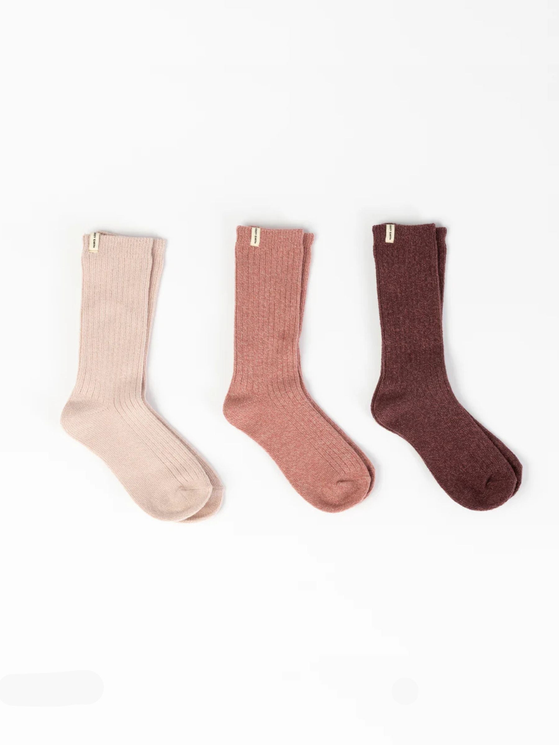 Women's Plush Lounge Calf Sock 3-Pack