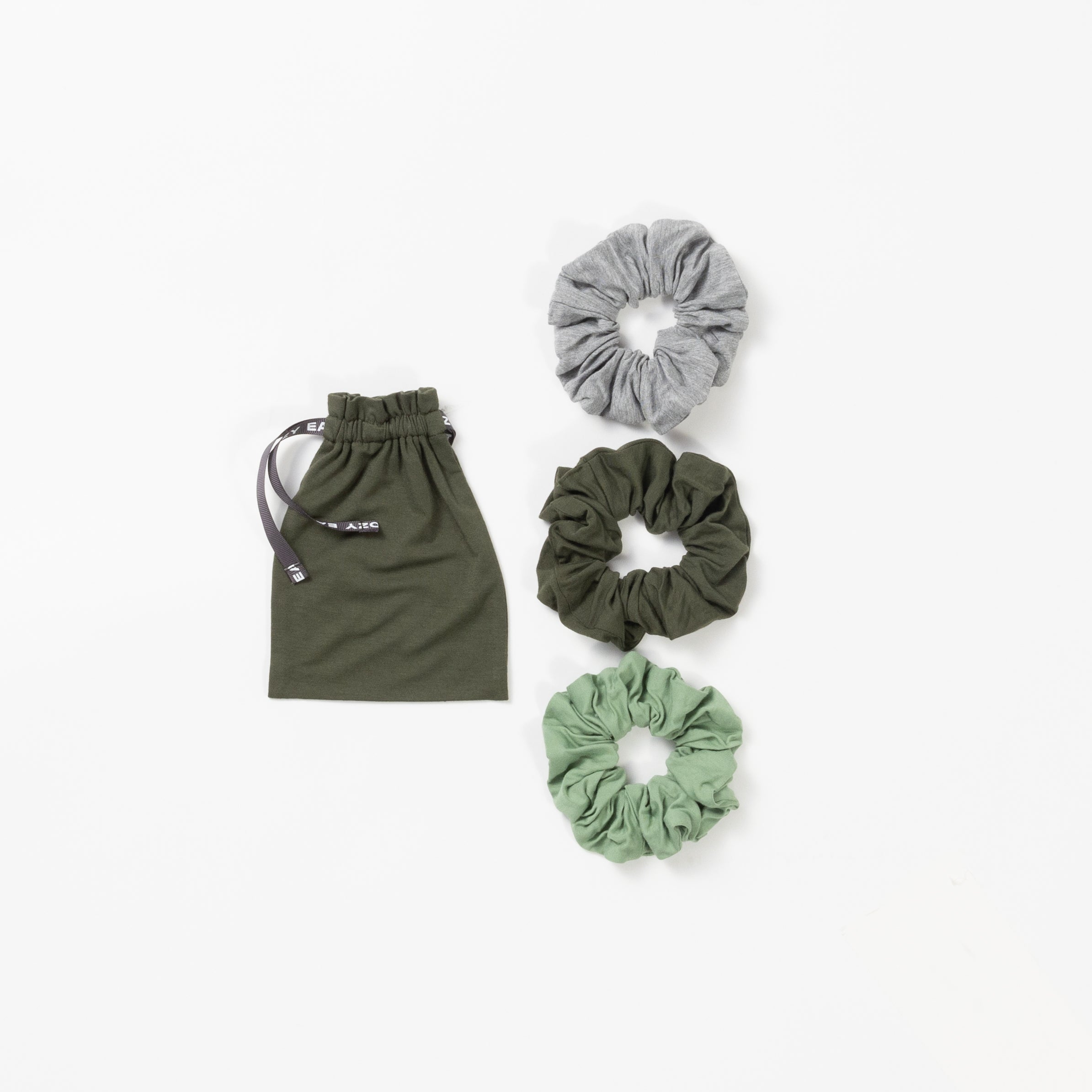 Bamboo Stretch-Knit Scrunchies