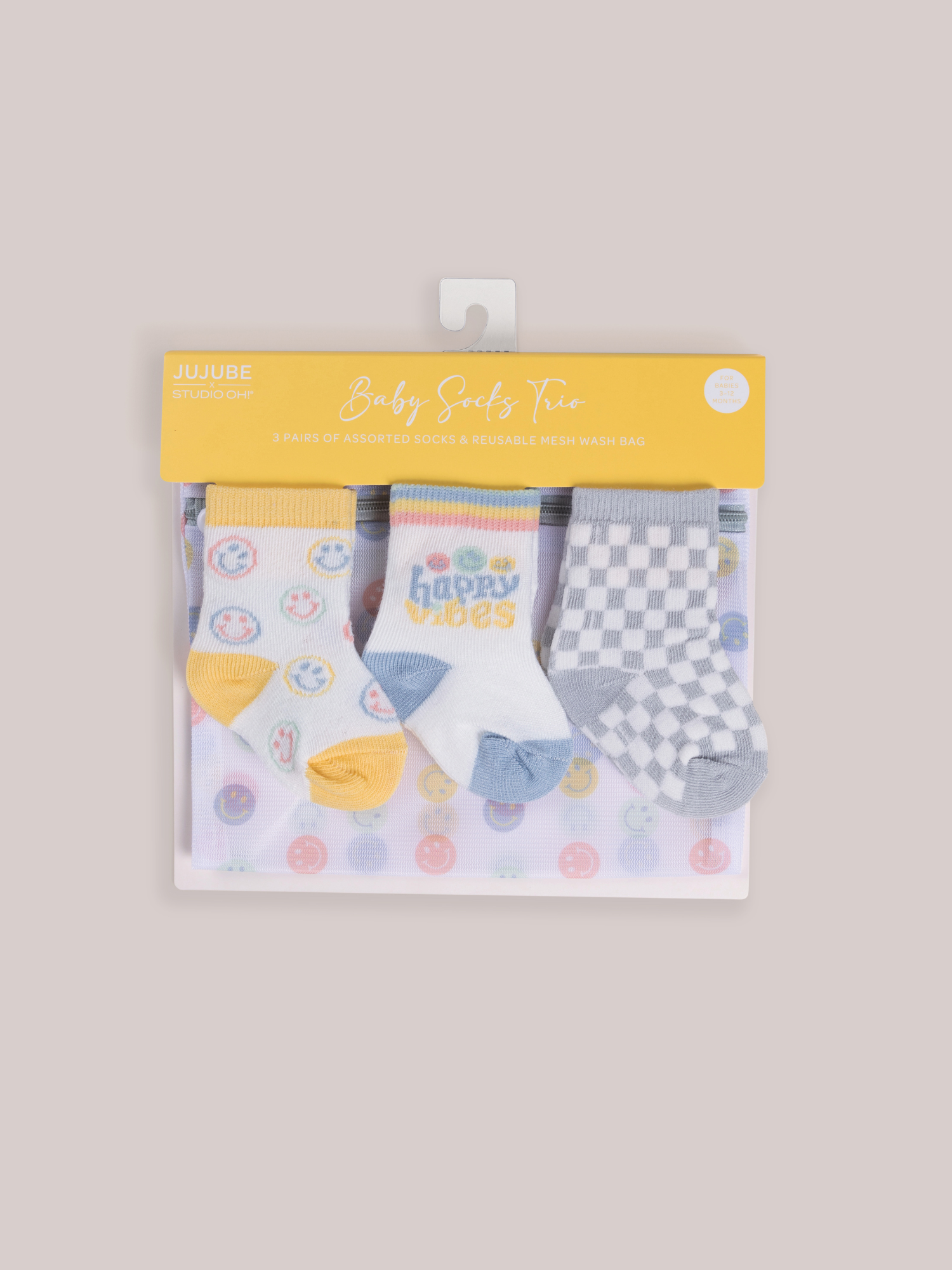 3-Pack Soft Durable Baby Socks Set - Happy Baby Vibes