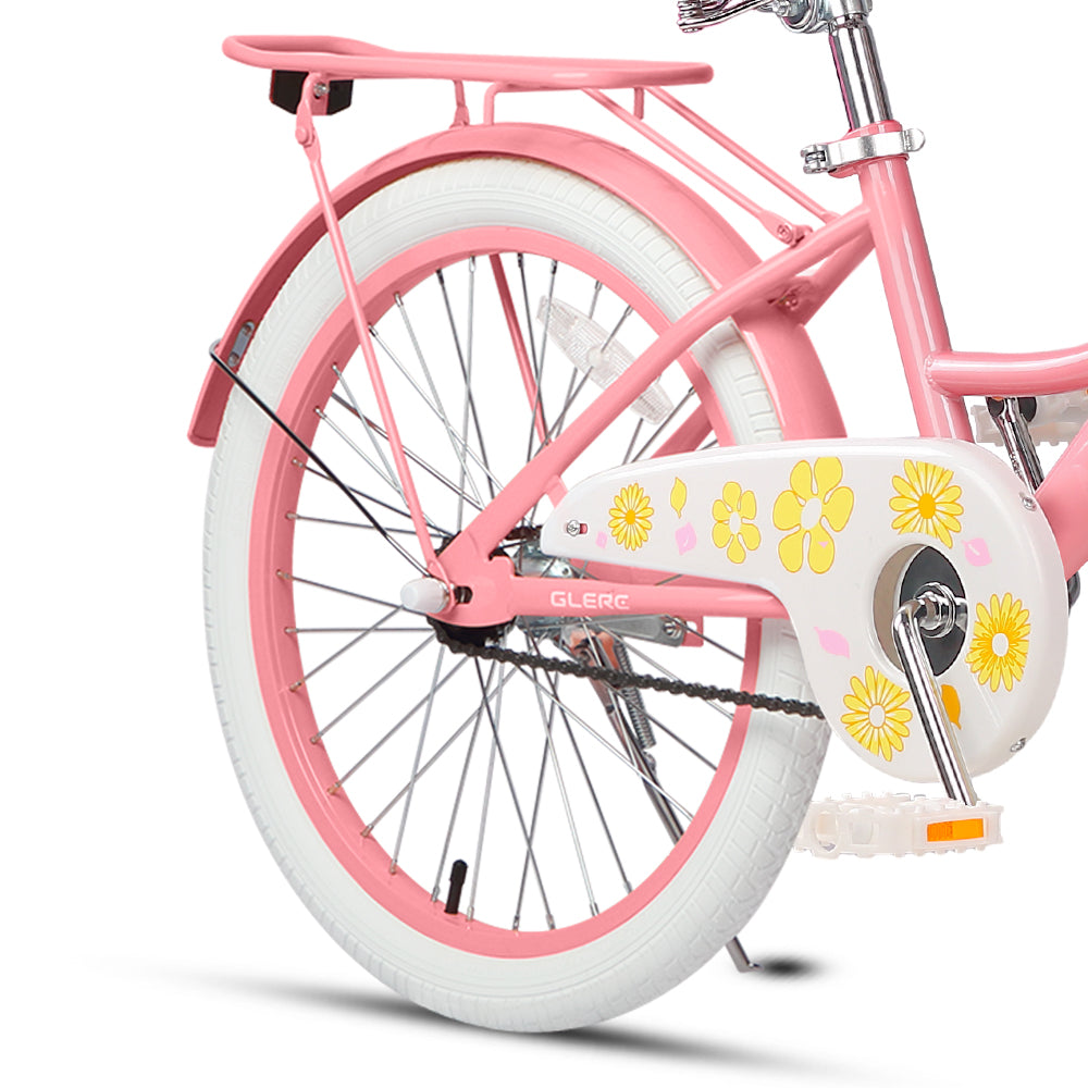Glerc 20" Kids Bike with with Doll Basket For 7 - 13 Years Old - Maggie
