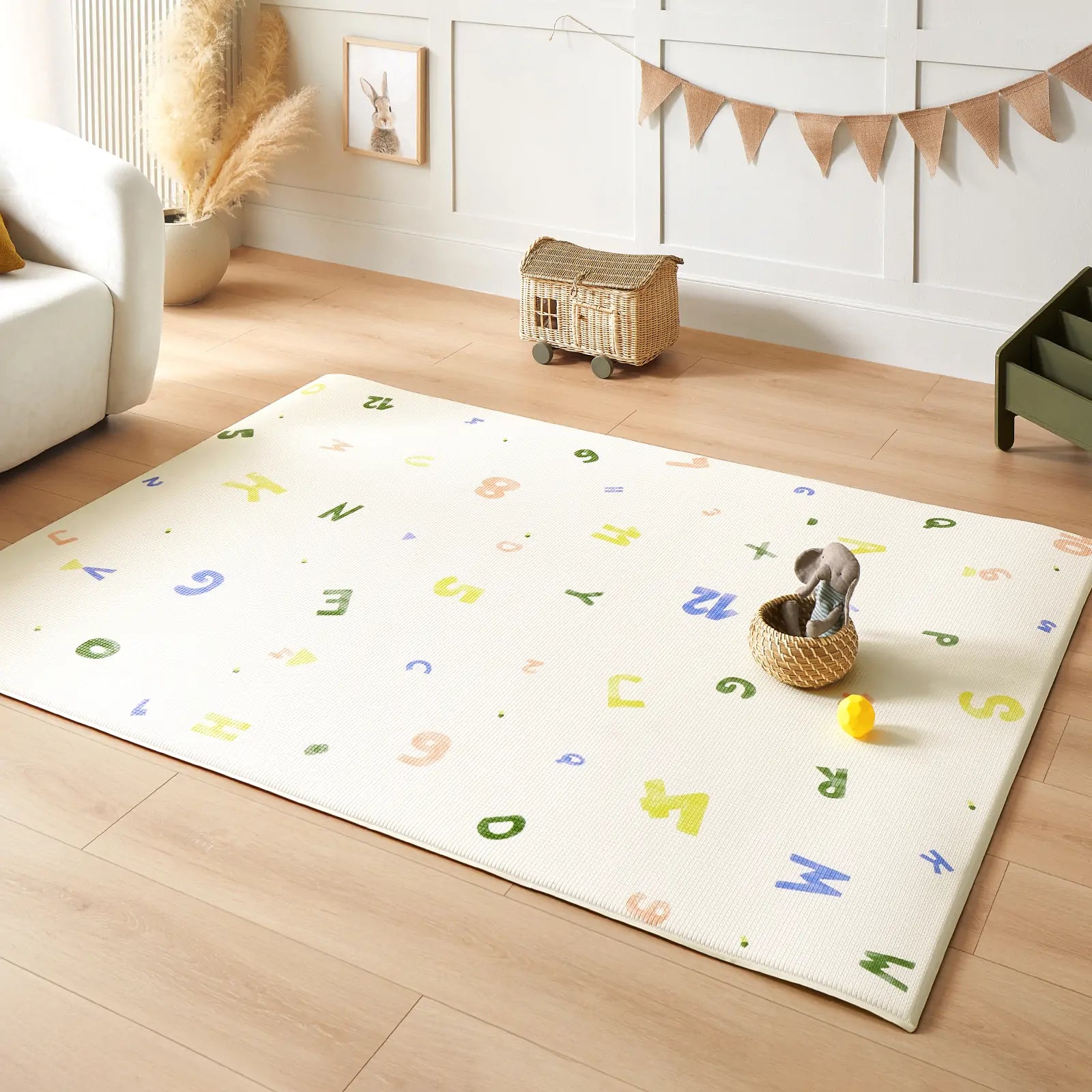 Tiny Land® Double-Sided Baby Playmat Alphabet Adventure