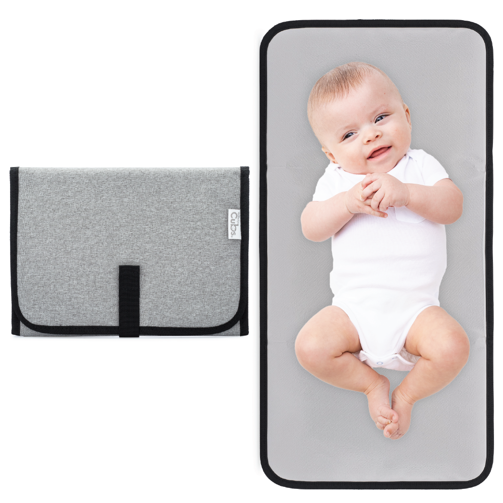 Compact Changing Pad by Comfy Cubs - Solid Grey