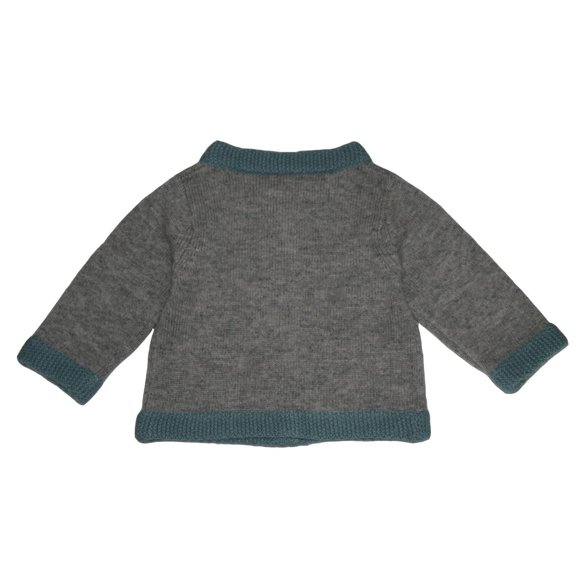 Camelia Cardigan - Grey / Blue