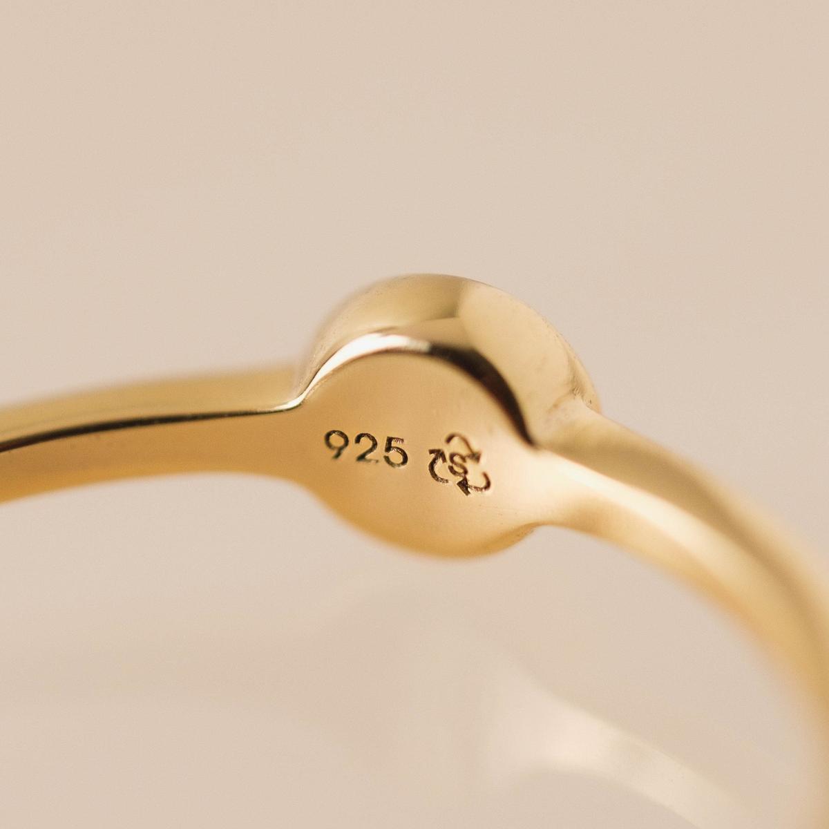 Demi-Fine Opal Ring - White Opal