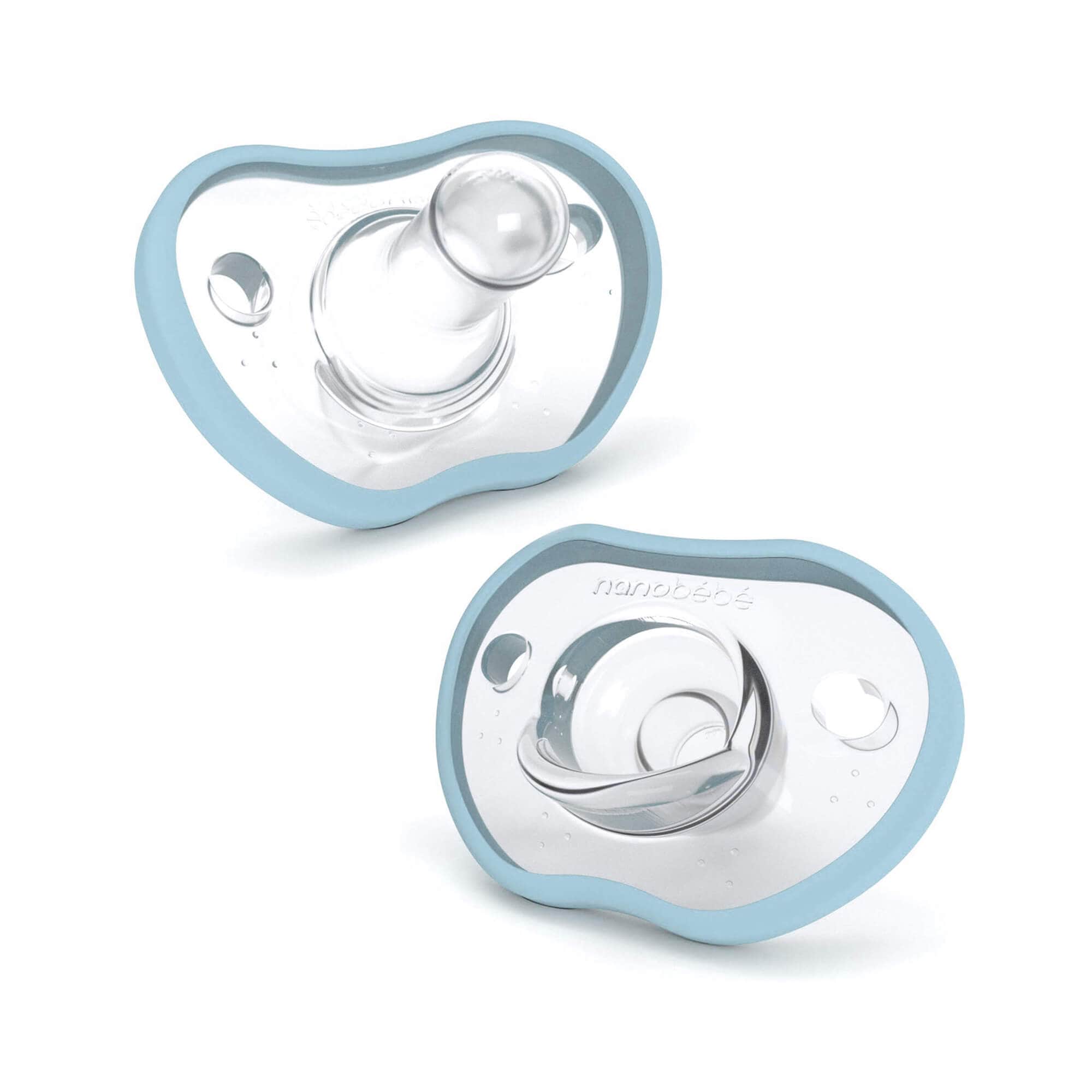 Limited-Edition Sky Blue Pacifier Pacifiers & Teethers Nanobébé US 0-3m Flexy 2pk Sky 