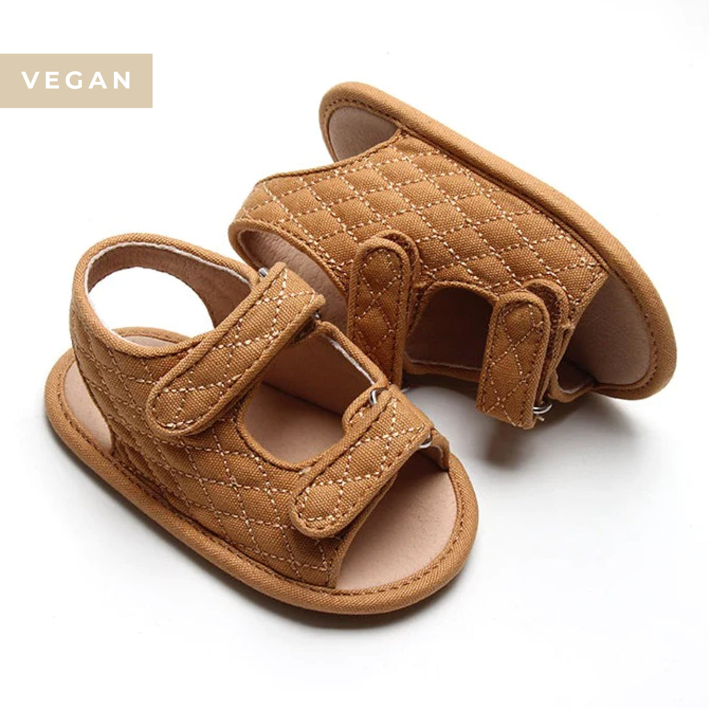 Recycled Canvas Wanderer Sandal | Color 'Dawn' | Soft Sole  Consciously Baby   