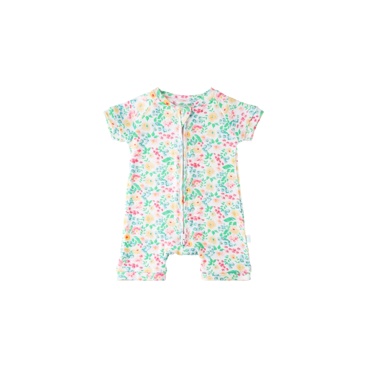 Baby Short-Sleeve Bamboo Romper