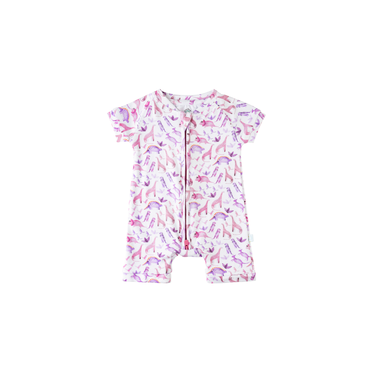 Baby Short-Sleeve Bamboo Romper