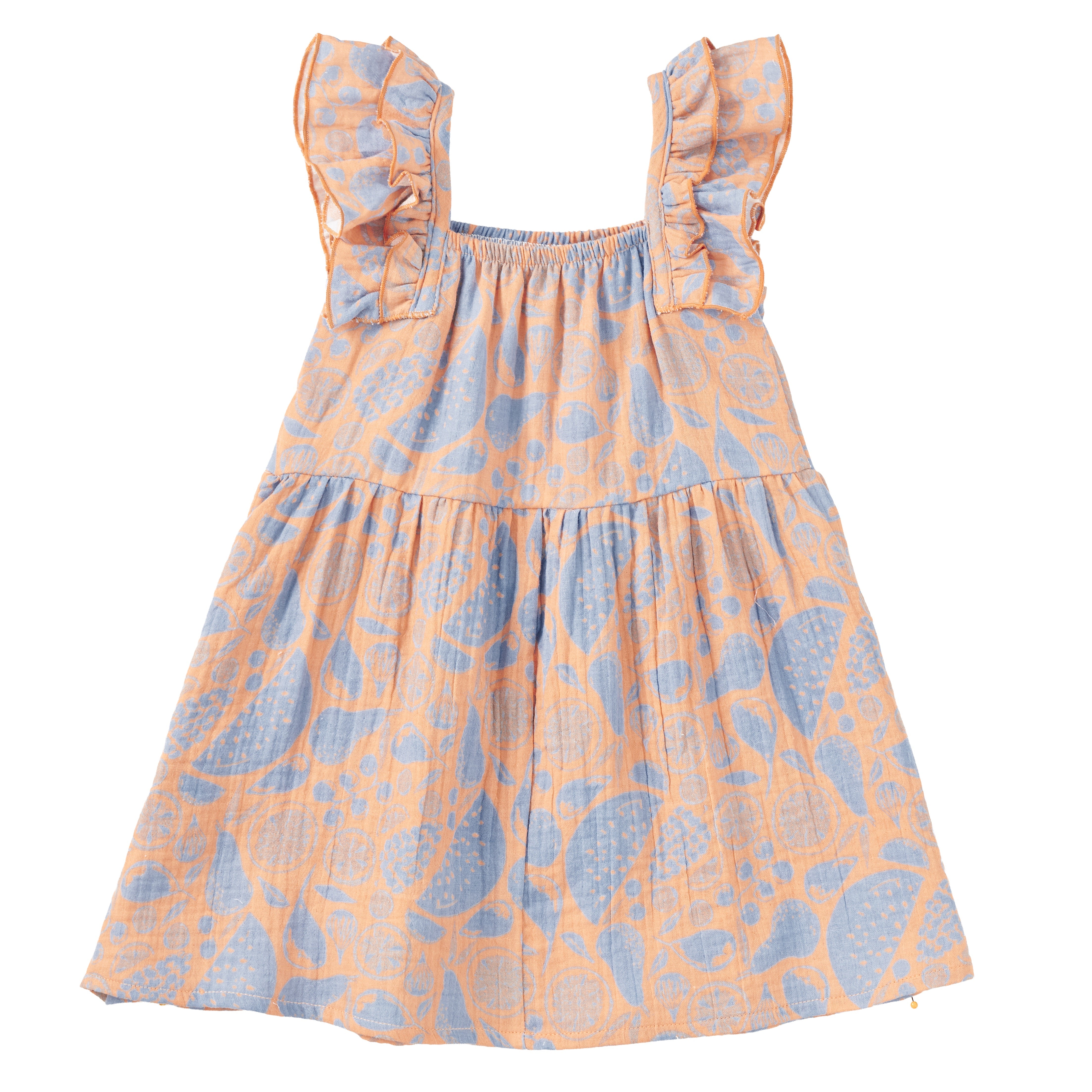 Muslin Flutter Strap Dress - Summer Bounty