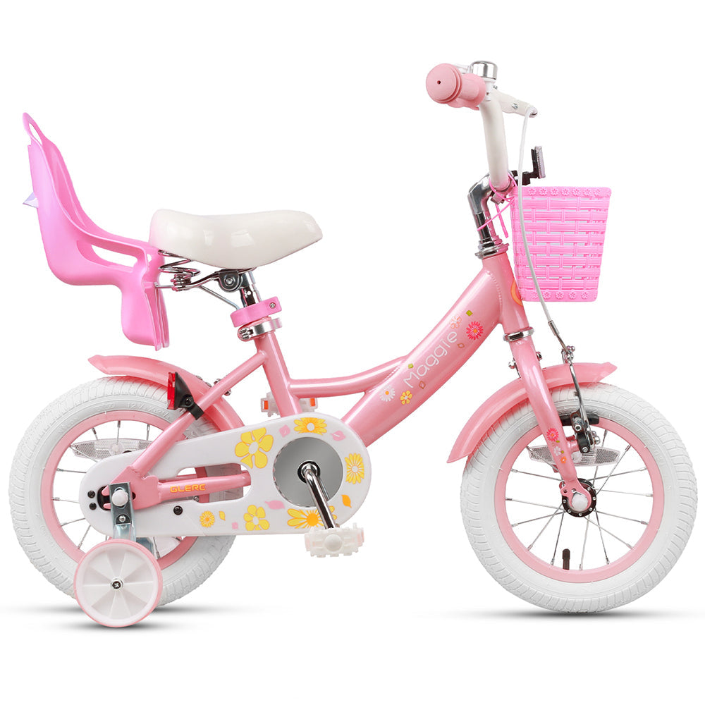Glerc 12" Toddler Bike with Doll Seat For 2 - 4 Years Old - Maggie