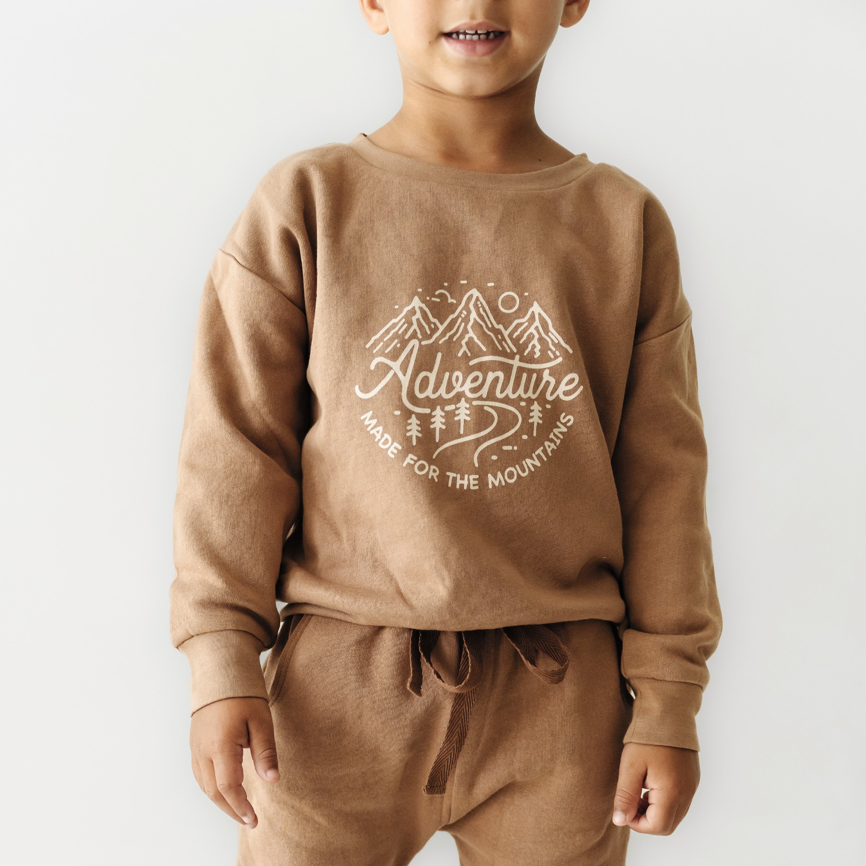 Organic Kids Sweatshirt - Adventure Sweatshirt Makemake Organics   